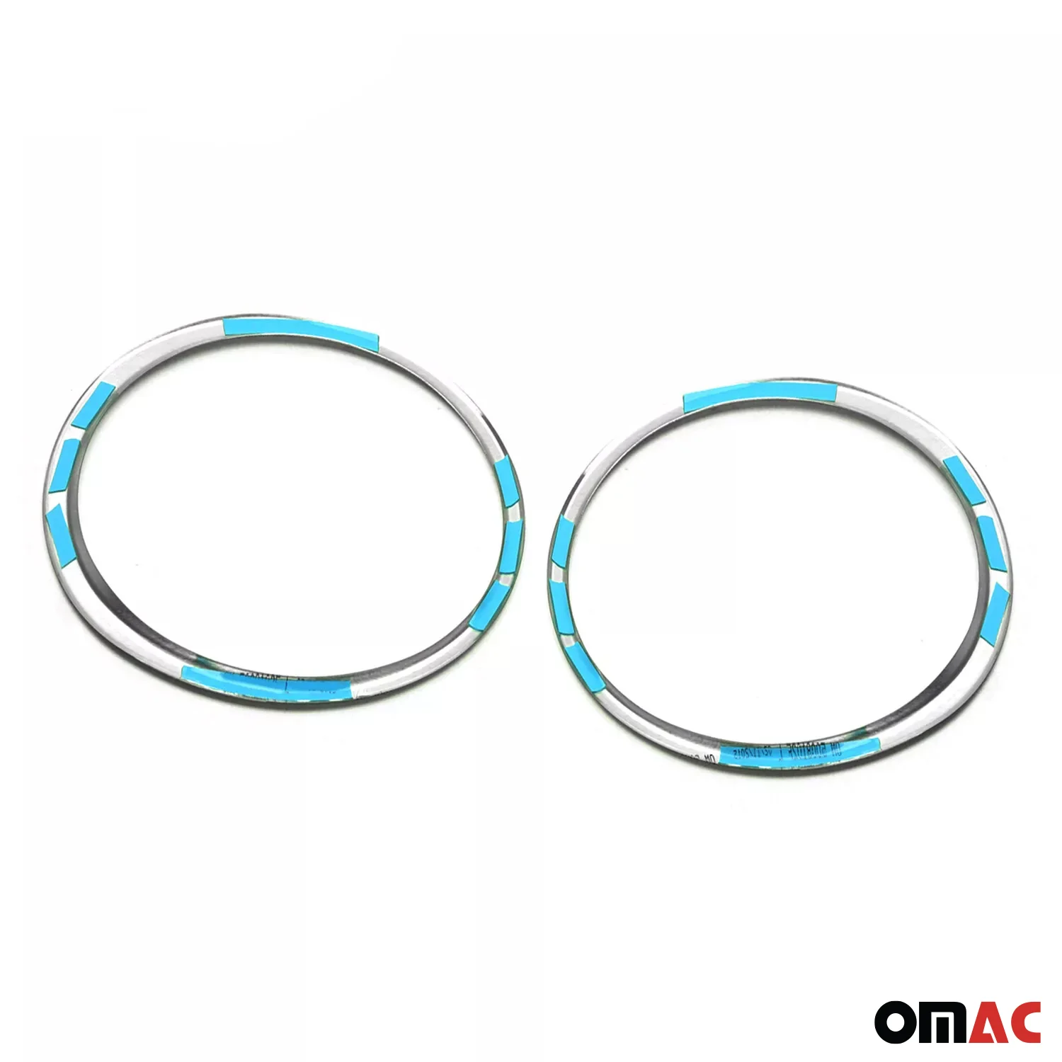 2015-2017 Nissan Juke Fog Light Headlight Lamp Surround Cover Silver 2 Pcs - Image 5
