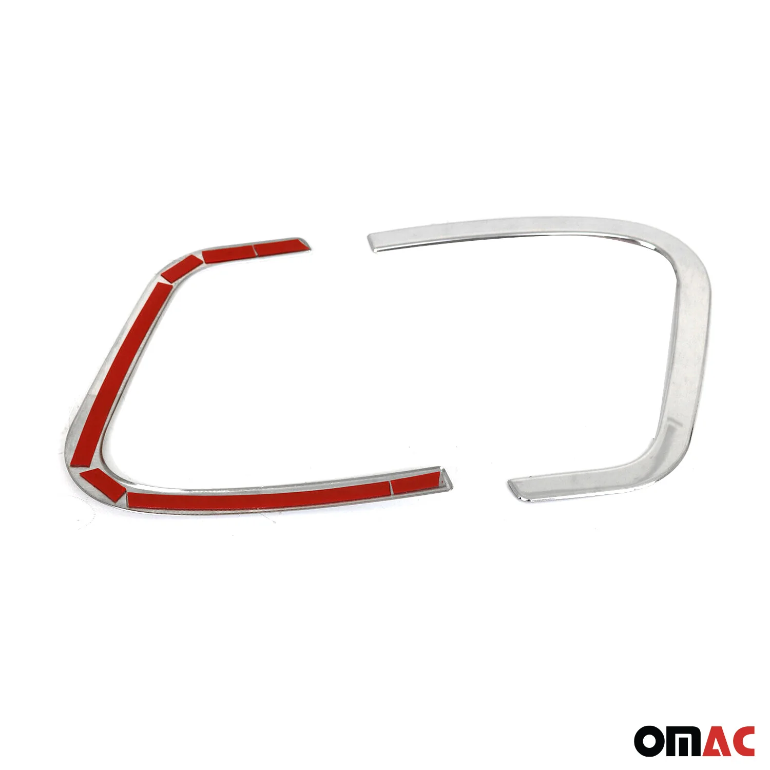 2019-2024 Jeep Renegade Fog Light Lamp Bezel Cover Steel Silver 2 Pcs - Image 7