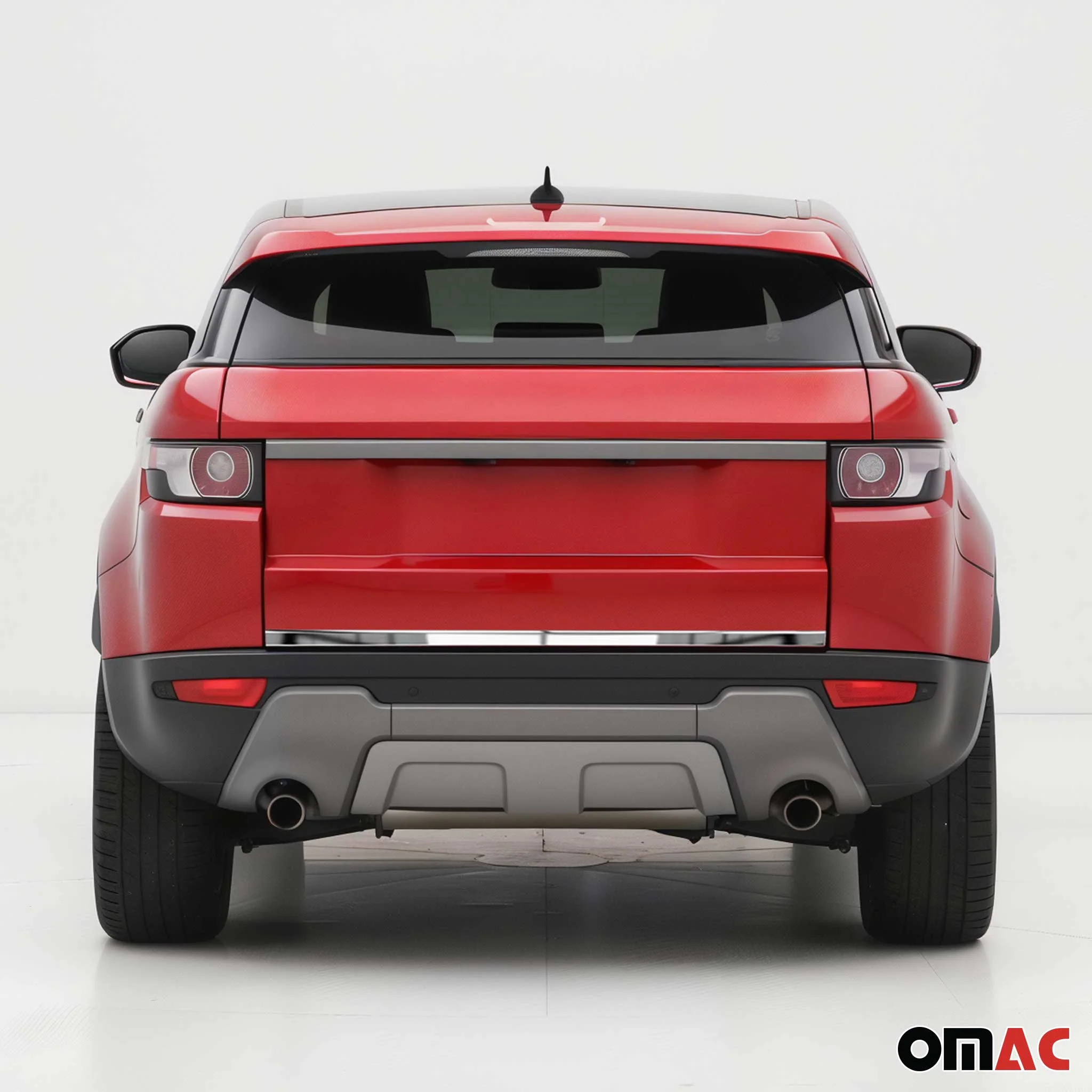 2012-2019 Land Rover Range Rover Evoque Rear Trunk Molding Trim Stainless Steel Silver - Image 3