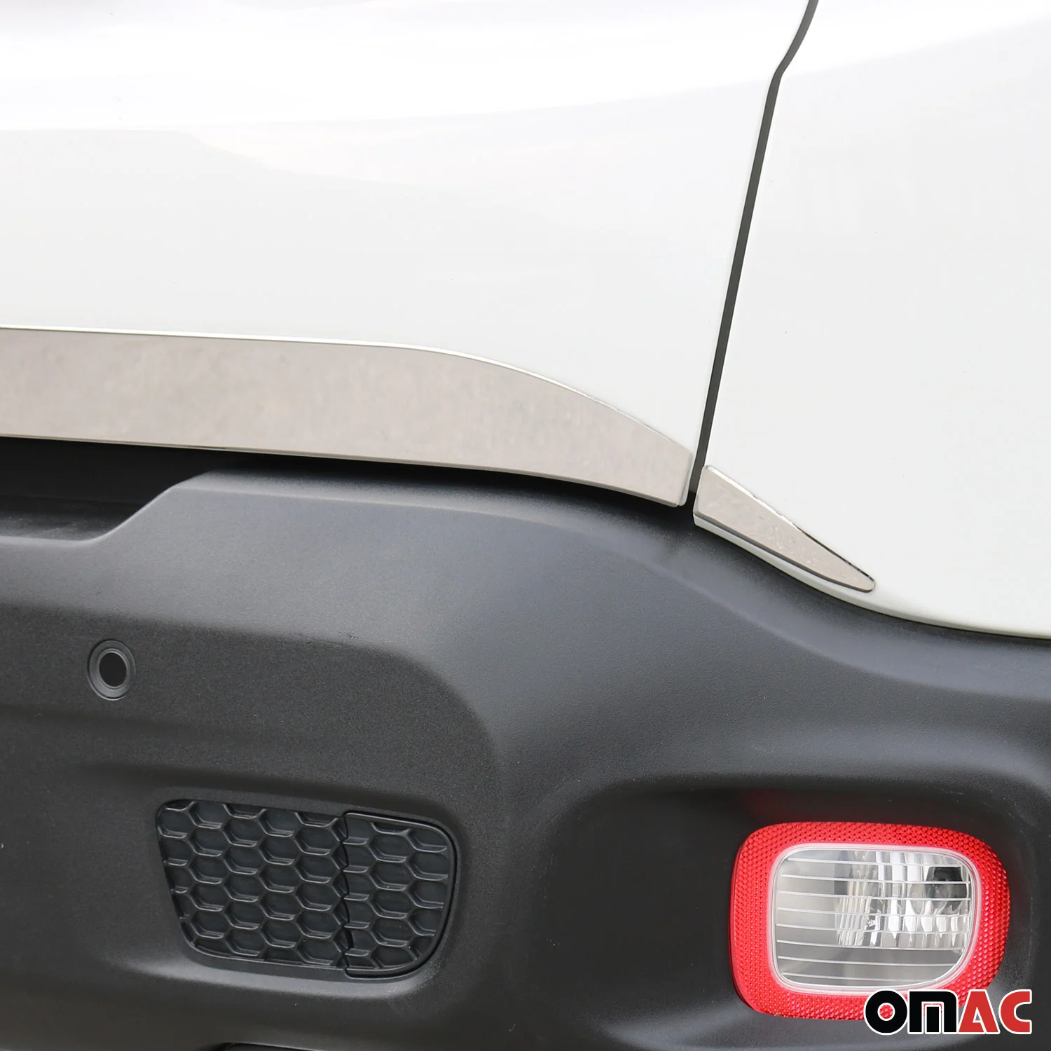 2019-2024 Jeep Renegade Rear Trunk Lid Molding Trim Steel Silver 3 Pcs - Image 3
