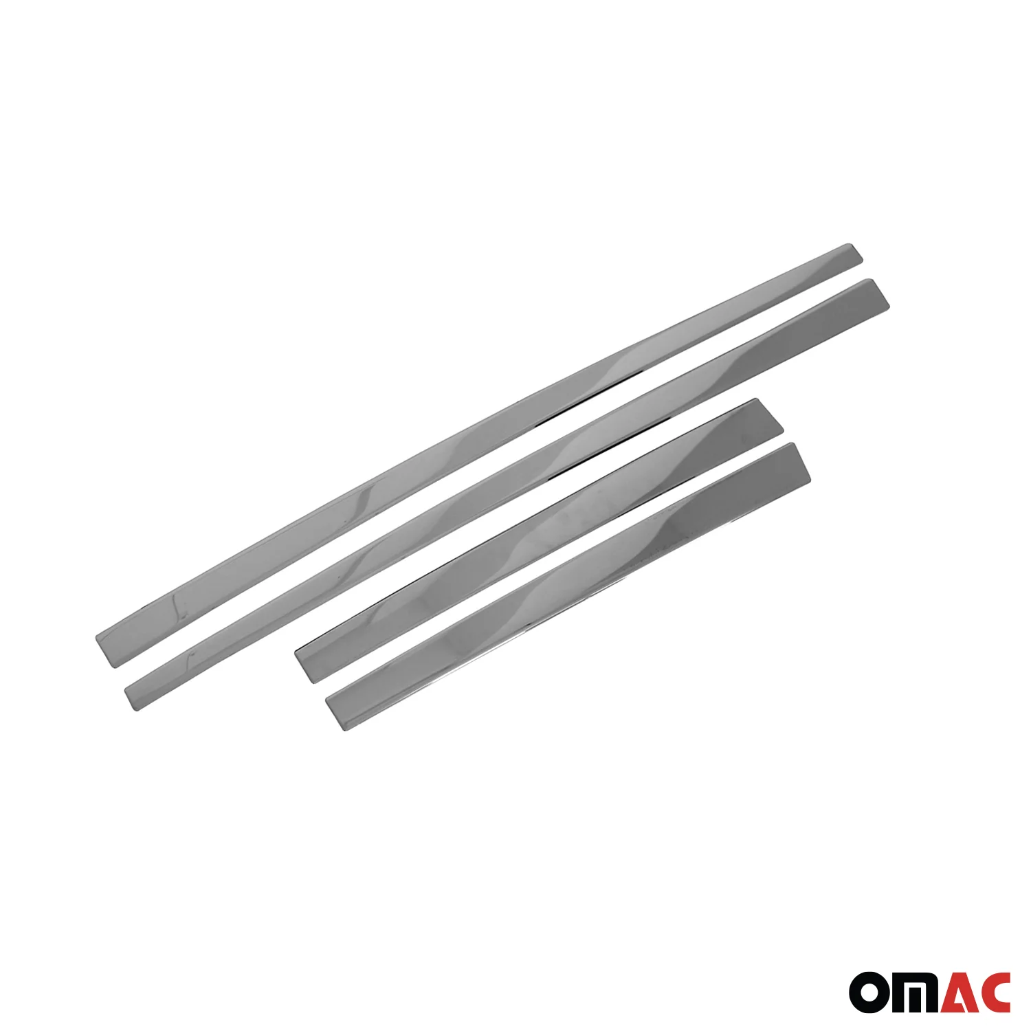 2018-2022 Ford EcoSport Side Door Molding Trim Skirt Garnish Stainless Steel Silver 4Pcs - Image 8