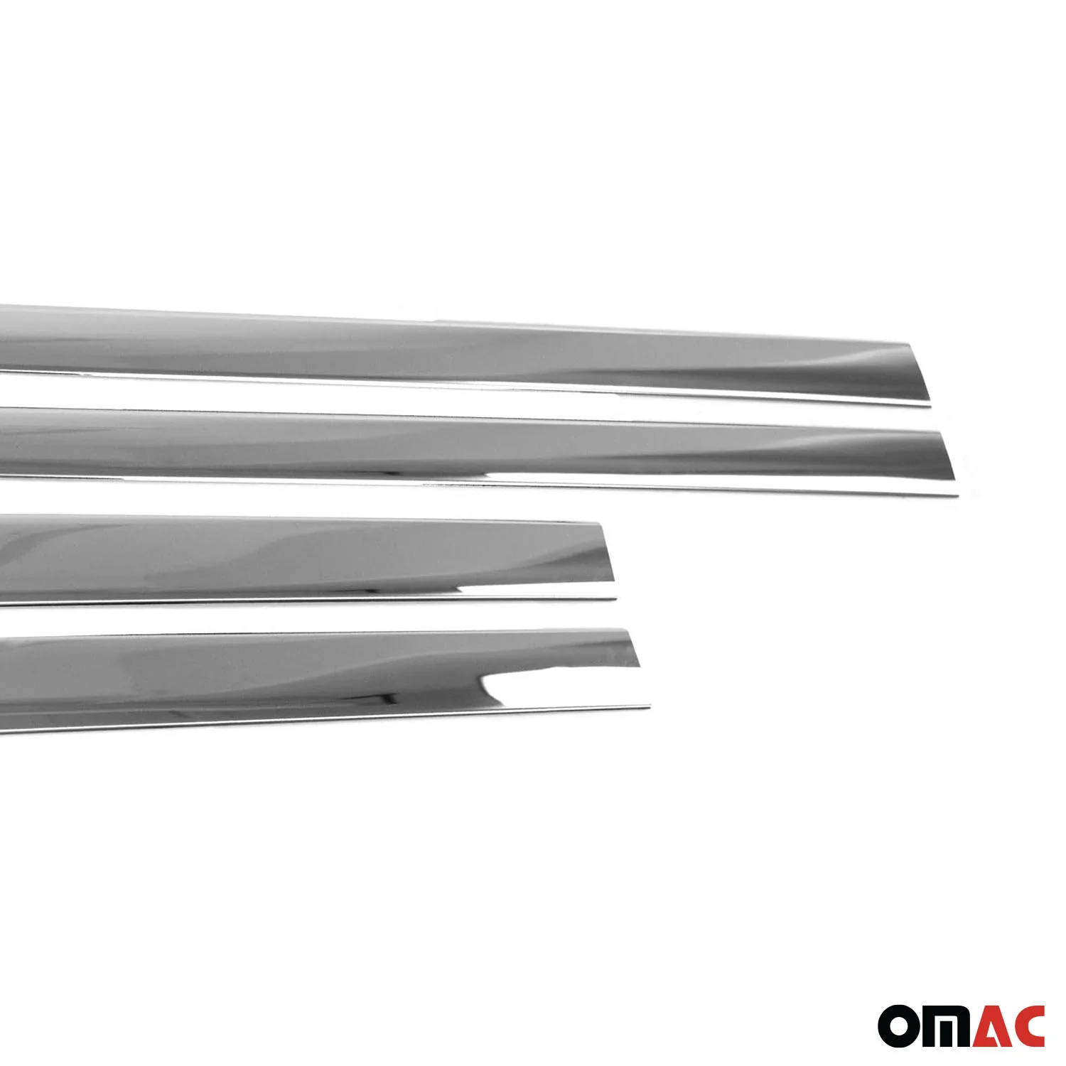 2006-2017 Jeep Compass Side Door Molding Trim Skirt Garnish Stainless Steel 4 Pcs - Image 9