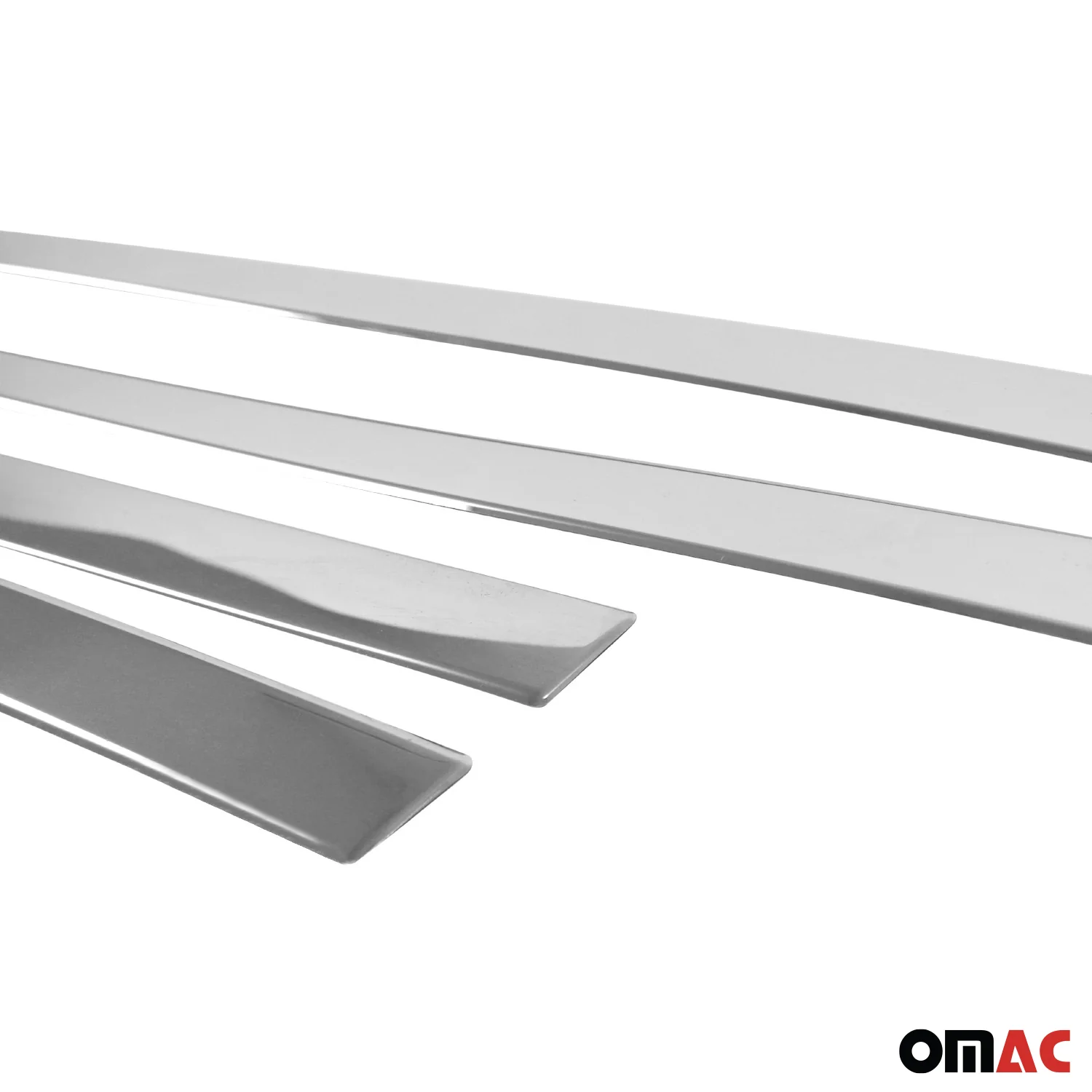 2012-2017 VW Tiguan Side Door Molding Trim Skirt Garnish Stainless Steel Silver 4 Pcs - Image 7