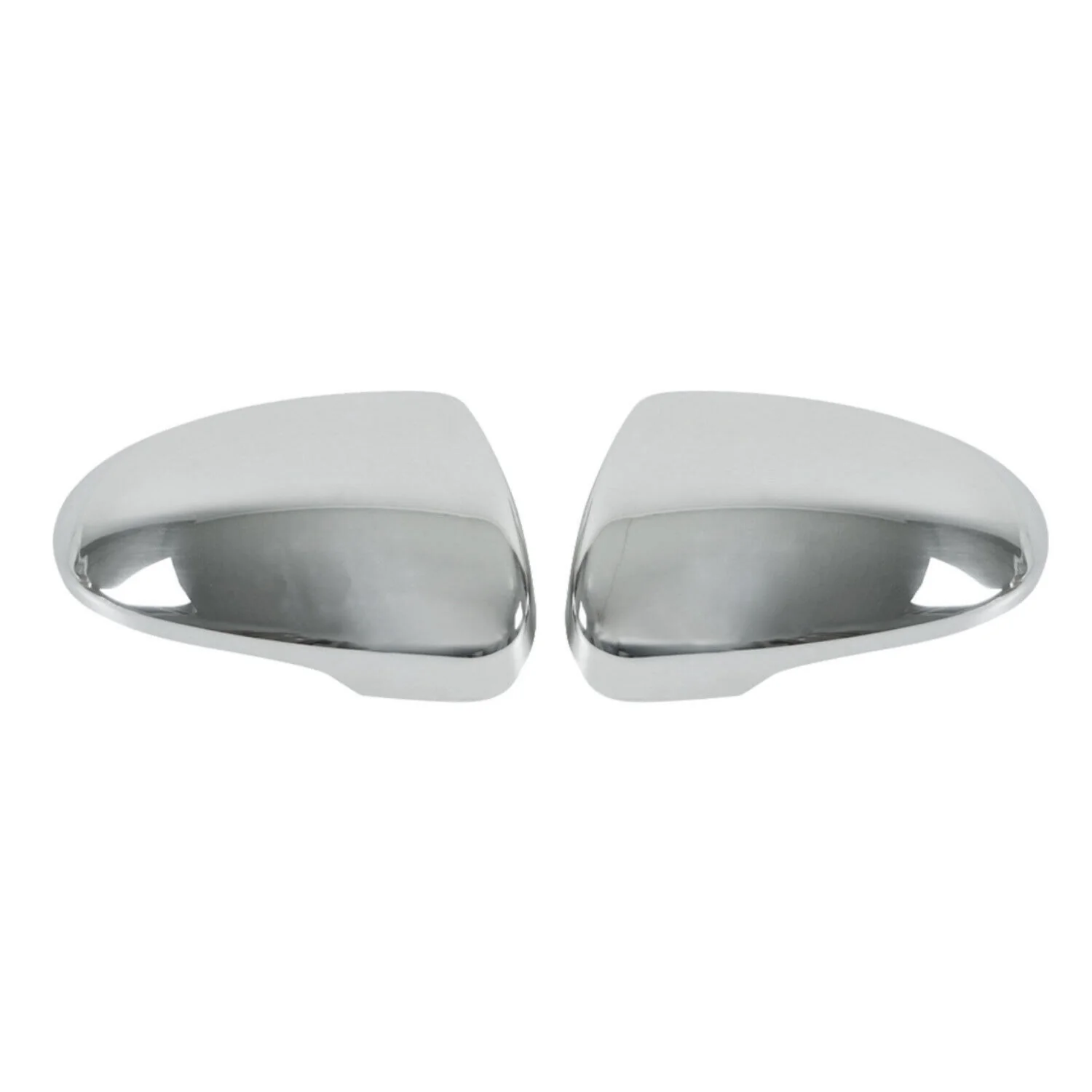 2016-2021 Hyundai Tucson Side Mirror Cover Caps Stainless Steel Silver 2 Pcs - Image 6