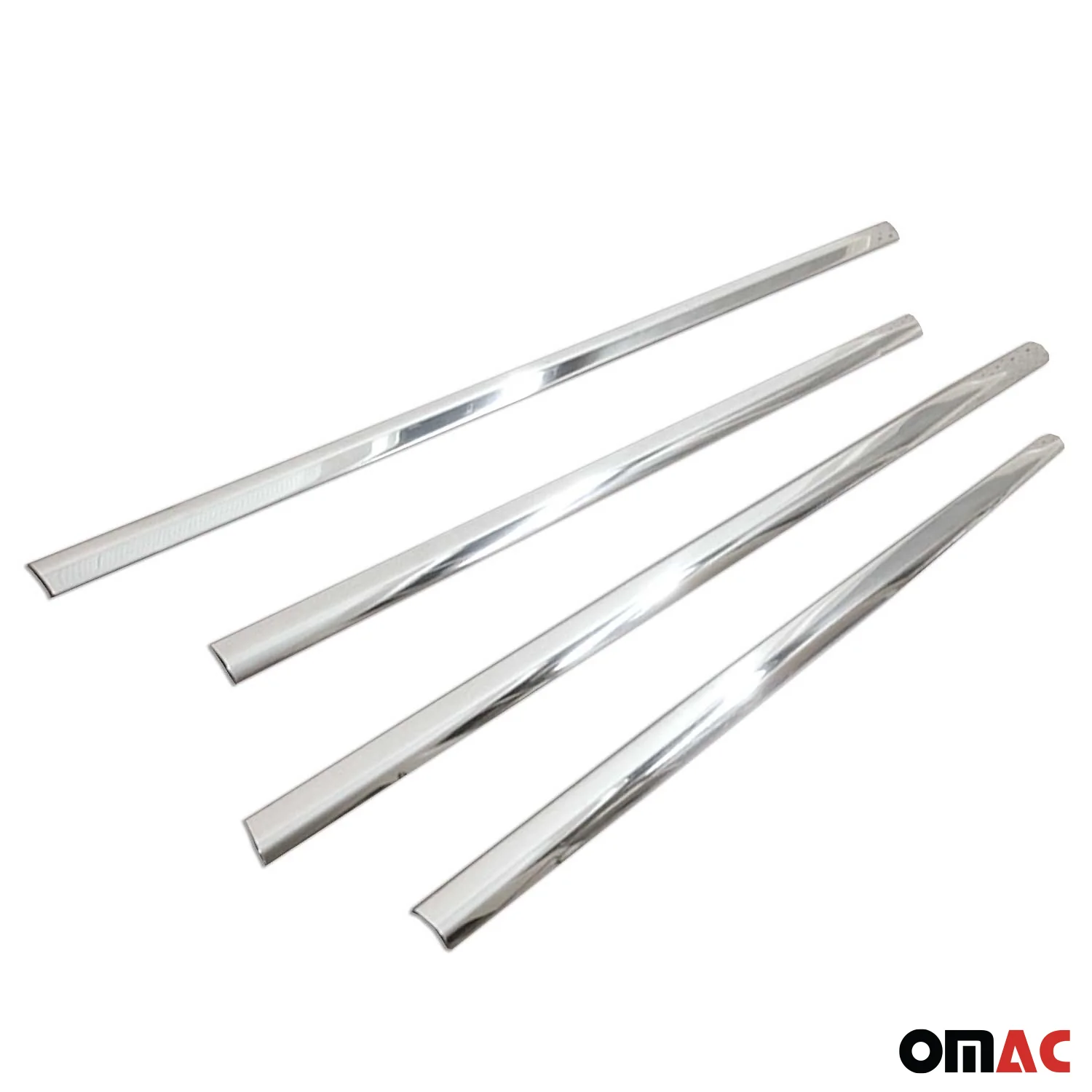 2011-2017 Nissan Juke Window Molding Trim Streamer Stainless Steel Silver 4 Pcs - Image 8