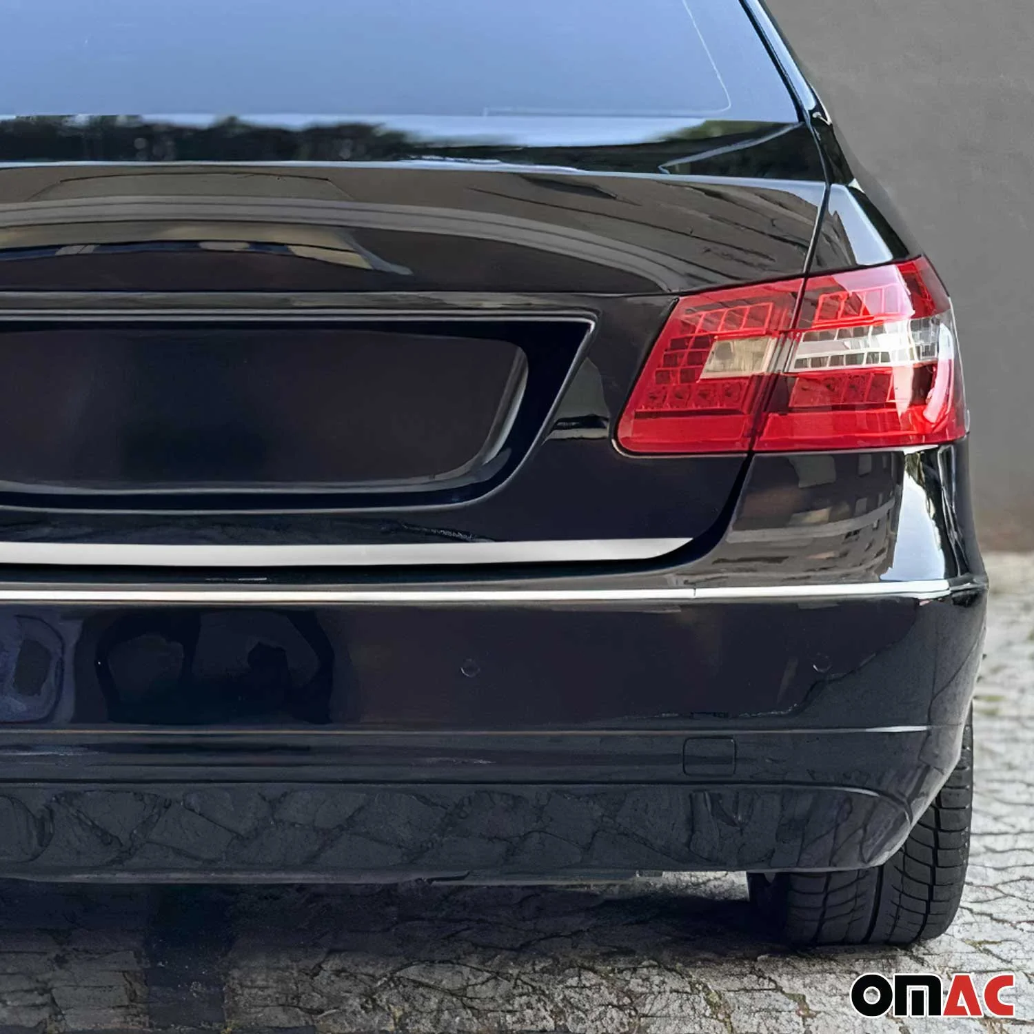 2010-2016 Mercedes E Class W212 Sedan Rear Trunk Molding Trim Stainless Steel - Image 6