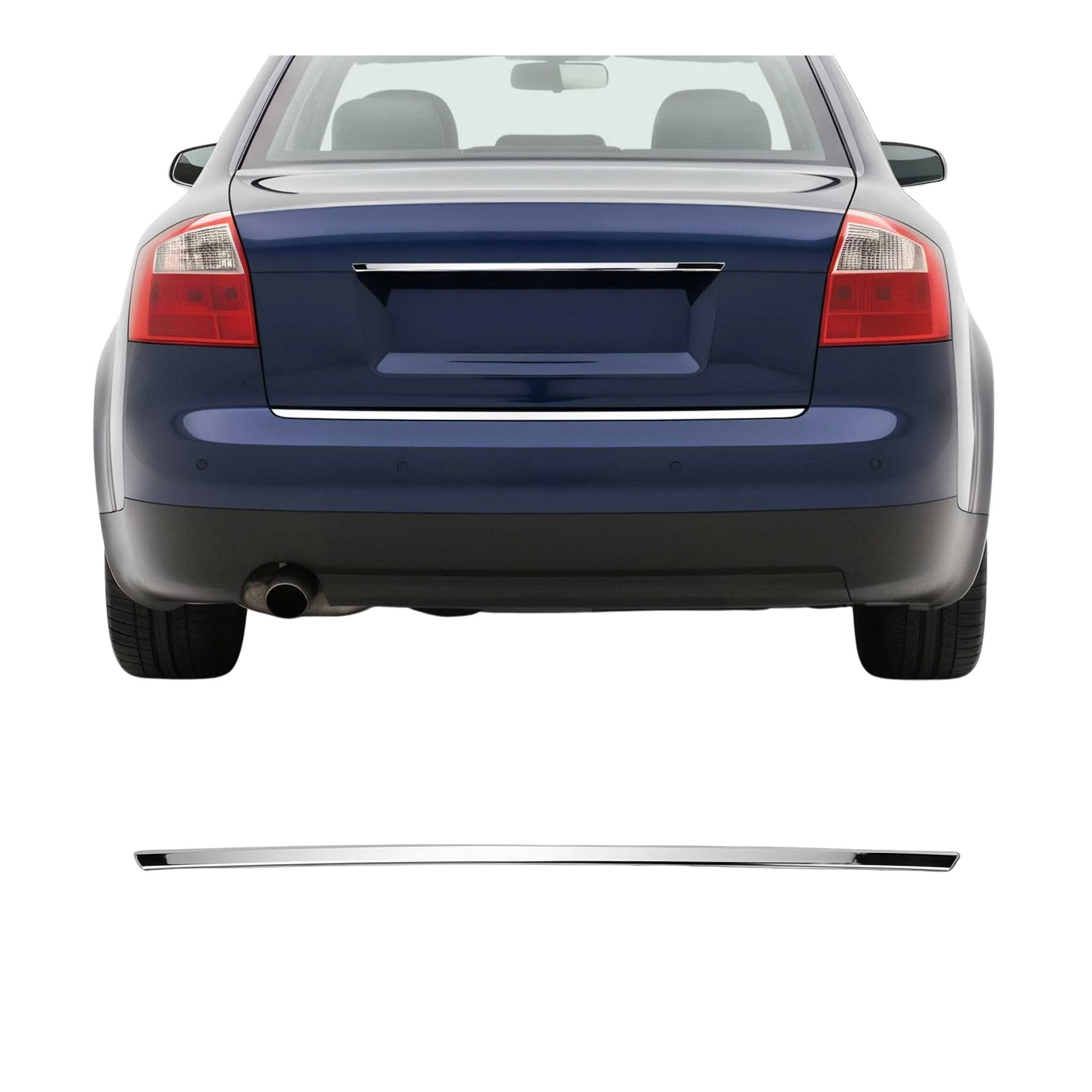 2000-2004 Audi A4 Sedan B6 Rear Trunk Tailgate Door Handle Cover Stainless Steel