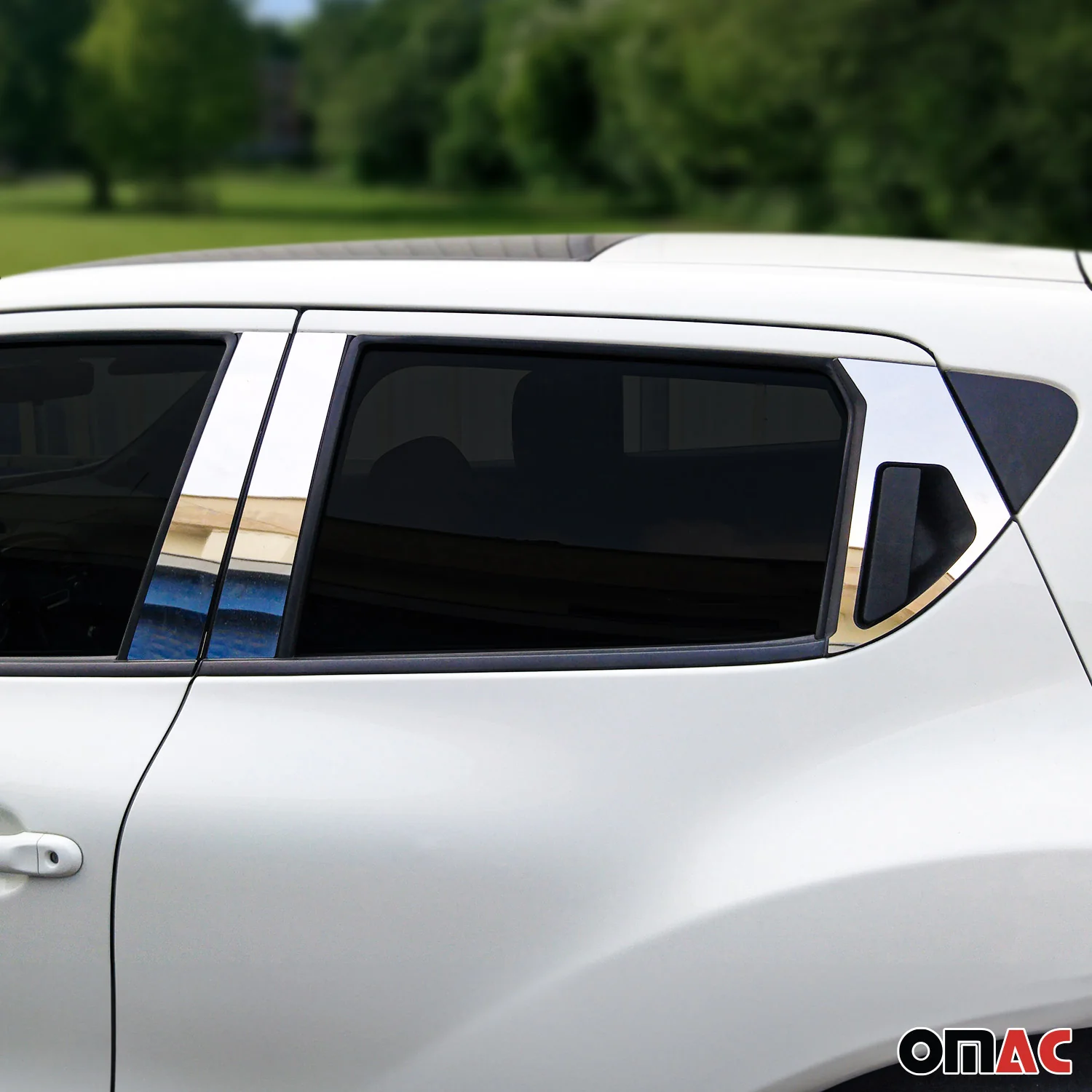 2011-2017 Nissan Juke Window B Pillar Posts Door Trim Cover Stainless Steel Silver 6x - Image 3