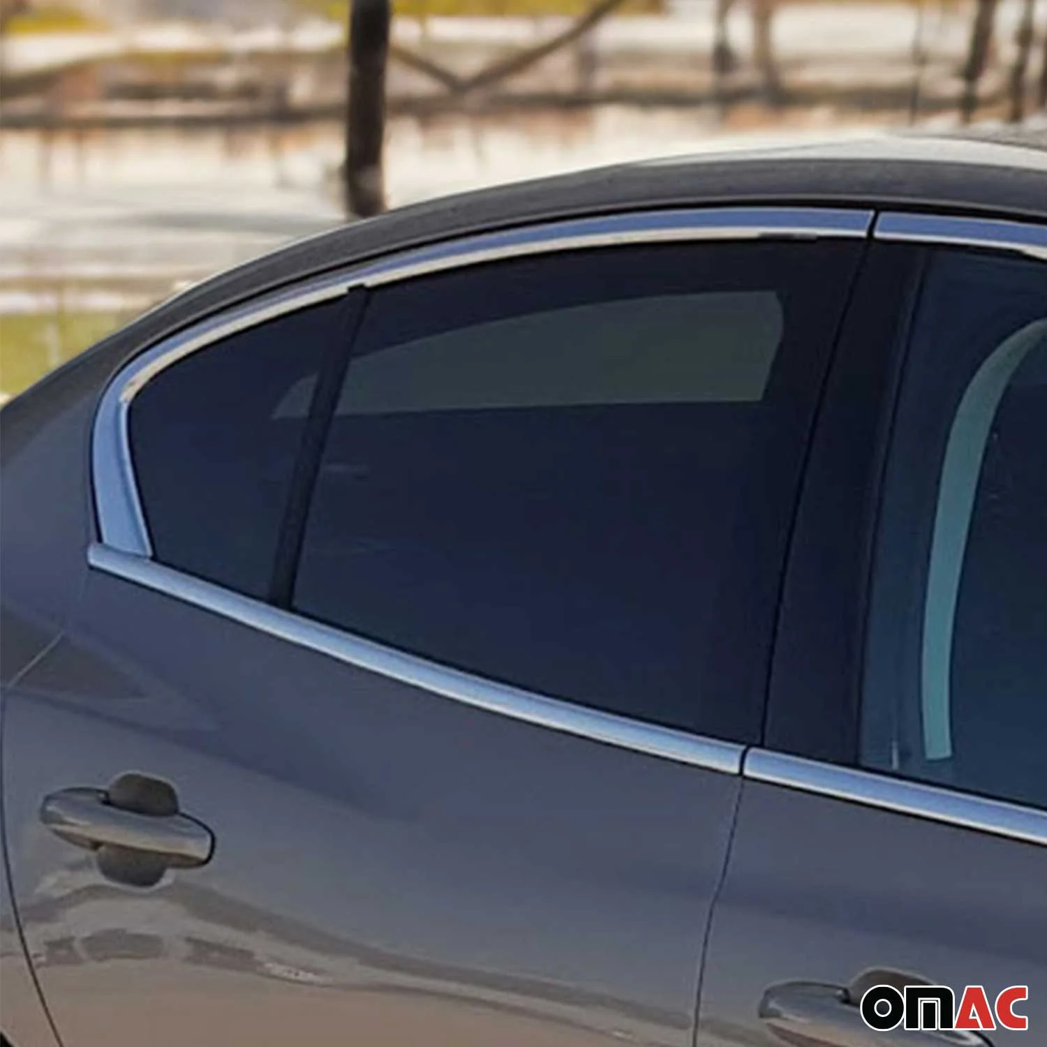 2018-2024 Ford Focus Window Molding Trim Streamer Stainless Steel Silver 8x - Image 3