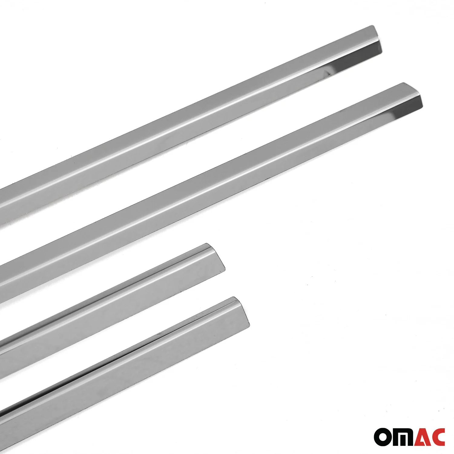 2005-2009 Land Rover LR3 Window Molding Trim Streamer Stainless Steel 4x - Image 8
