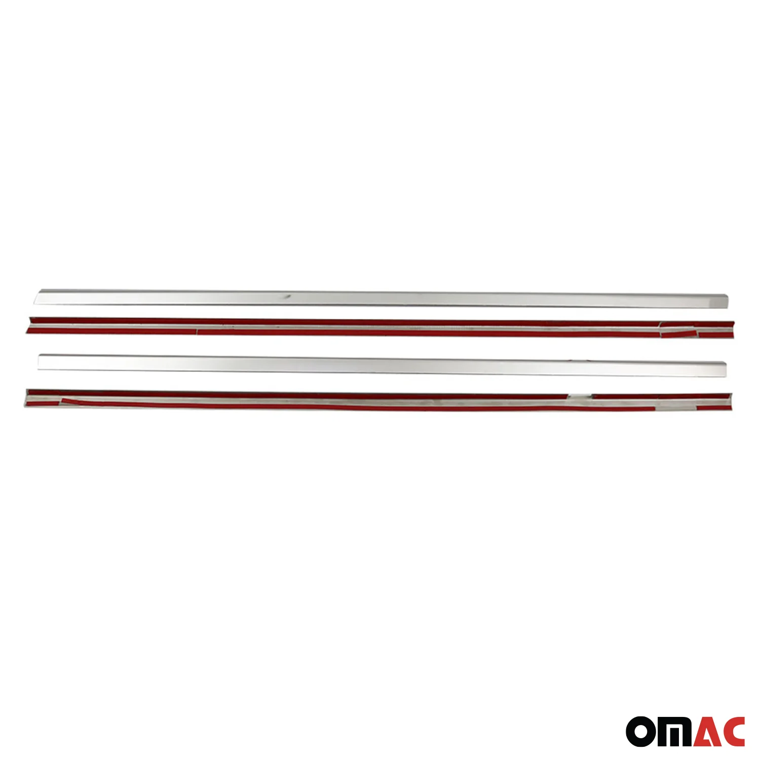 2008-2015 Land Rover LR2 Window Molding Trim Streamer Stainless Steel 4x - Image 5
