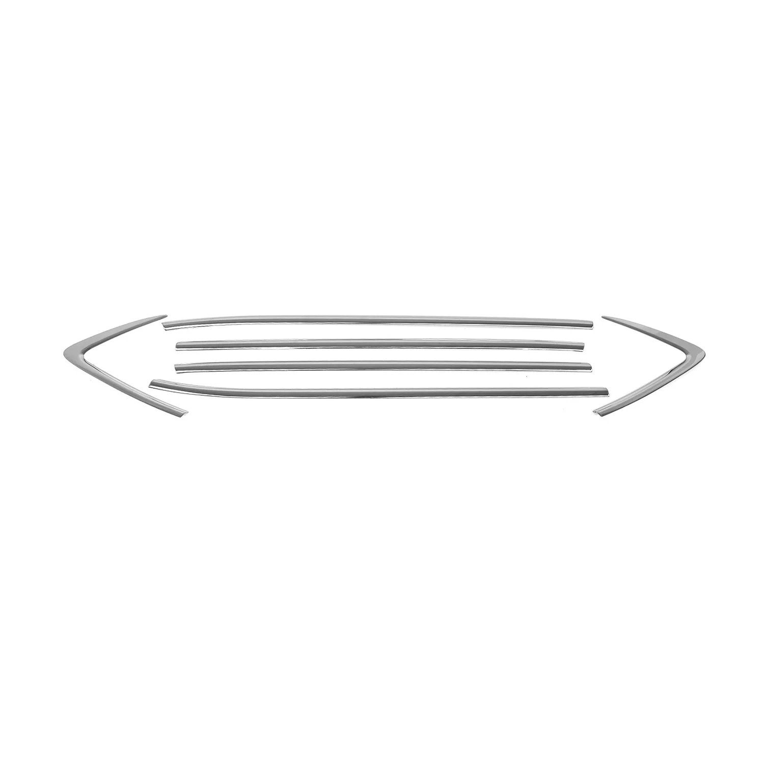 2016-2021 Hyundai Tucson Window Molding Trim Streamer Stainless Steel Silver 6 Pcs - Image 7