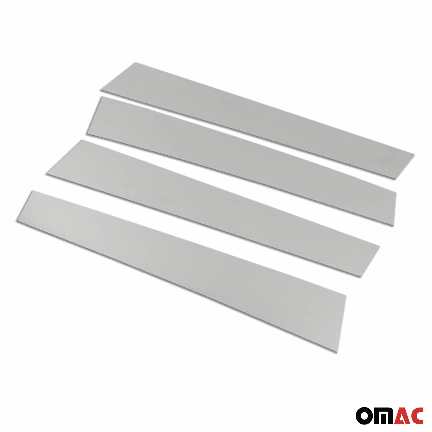 2015-2021 VW Golf Mk7 Window B Pillar Posts Door Trim Cover Stainless Steel Silver 4x - Image 8
