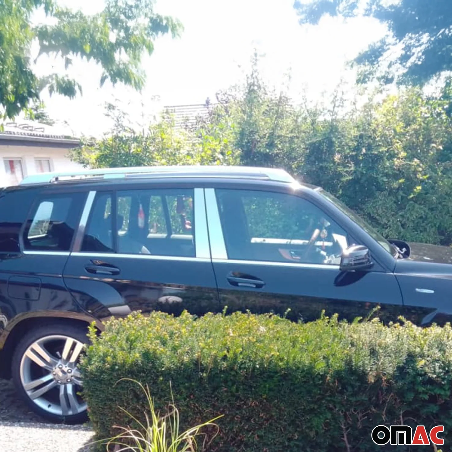 2009-2015 Mercedes GLK Class X204 Window B Pillar Posts Door Trim Stainless Steel 6x - Image 2