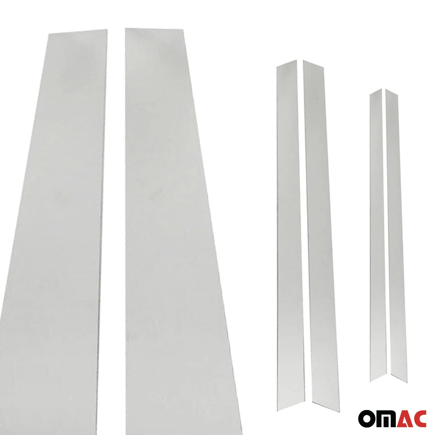 2018-2020 Buick Regal Sportback Window B Pillar Posts Door Trim Cover Stainless Steel 8x - Image 8