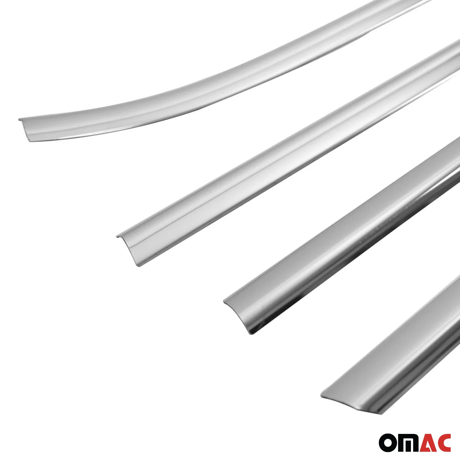 2009-2012 Hyundai Elantra Touring Window Molding Trim Streamer Stainless Steel Silver 4 Pcs - Image 8