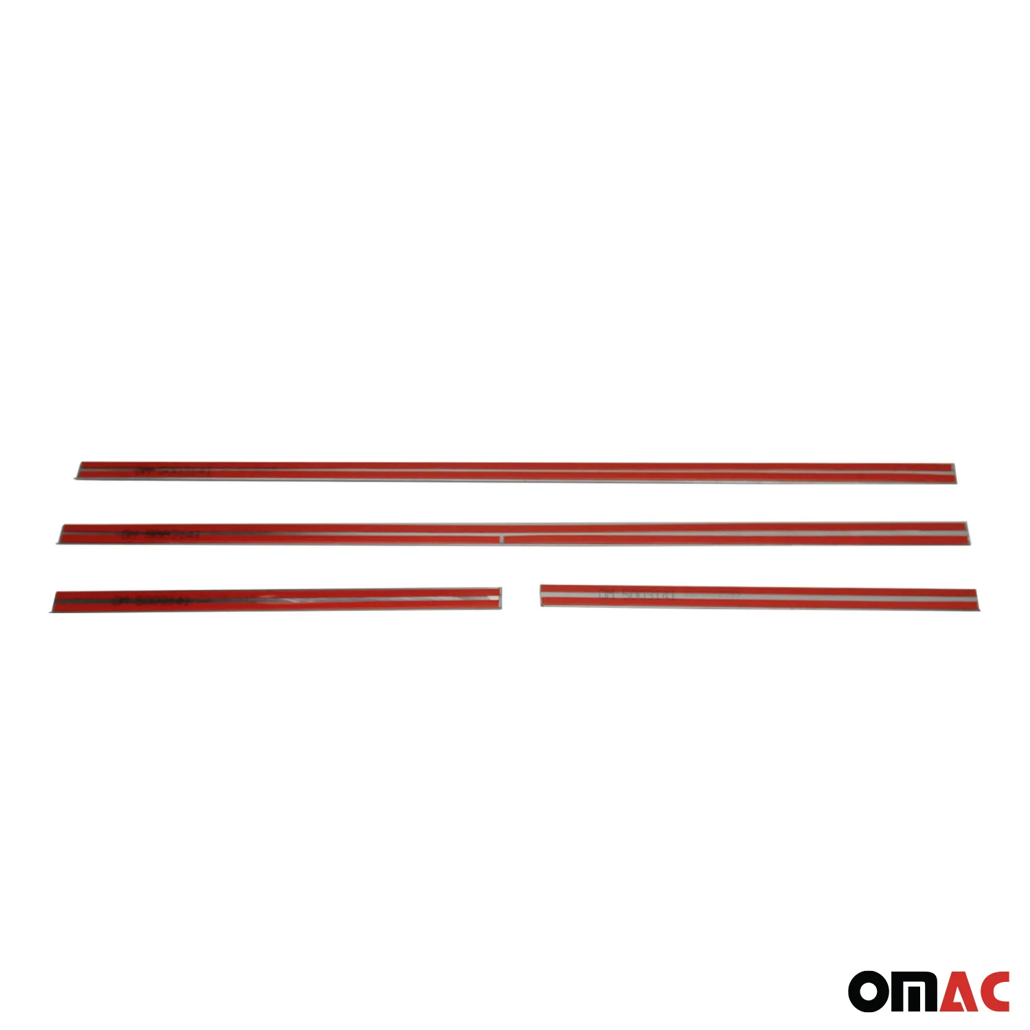 2005-2021 Nissan Frontier Window Molding Trim Streamer Stainless Steel Silver 4 Pcs - Image 5