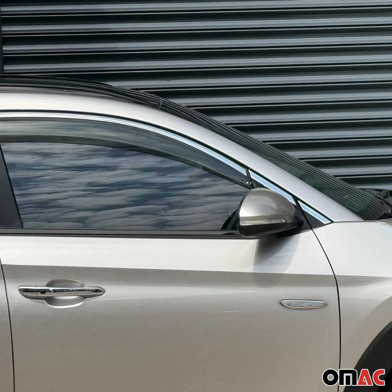 2016-2021 Hyundai Tucson Window Molding Trim Streamer Stainless Steel Silver 10 Pcs - Image 3
