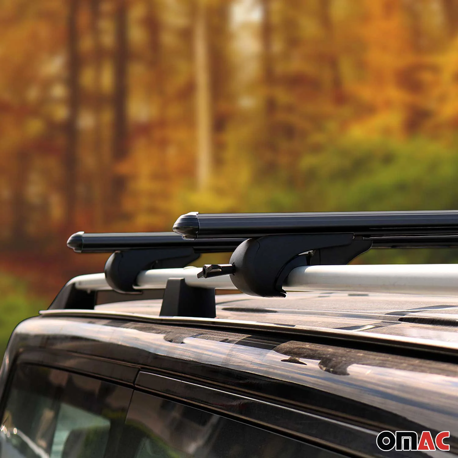 2007-2009 Dodge Durango Roof Rack Cross Bars Black - Image 11