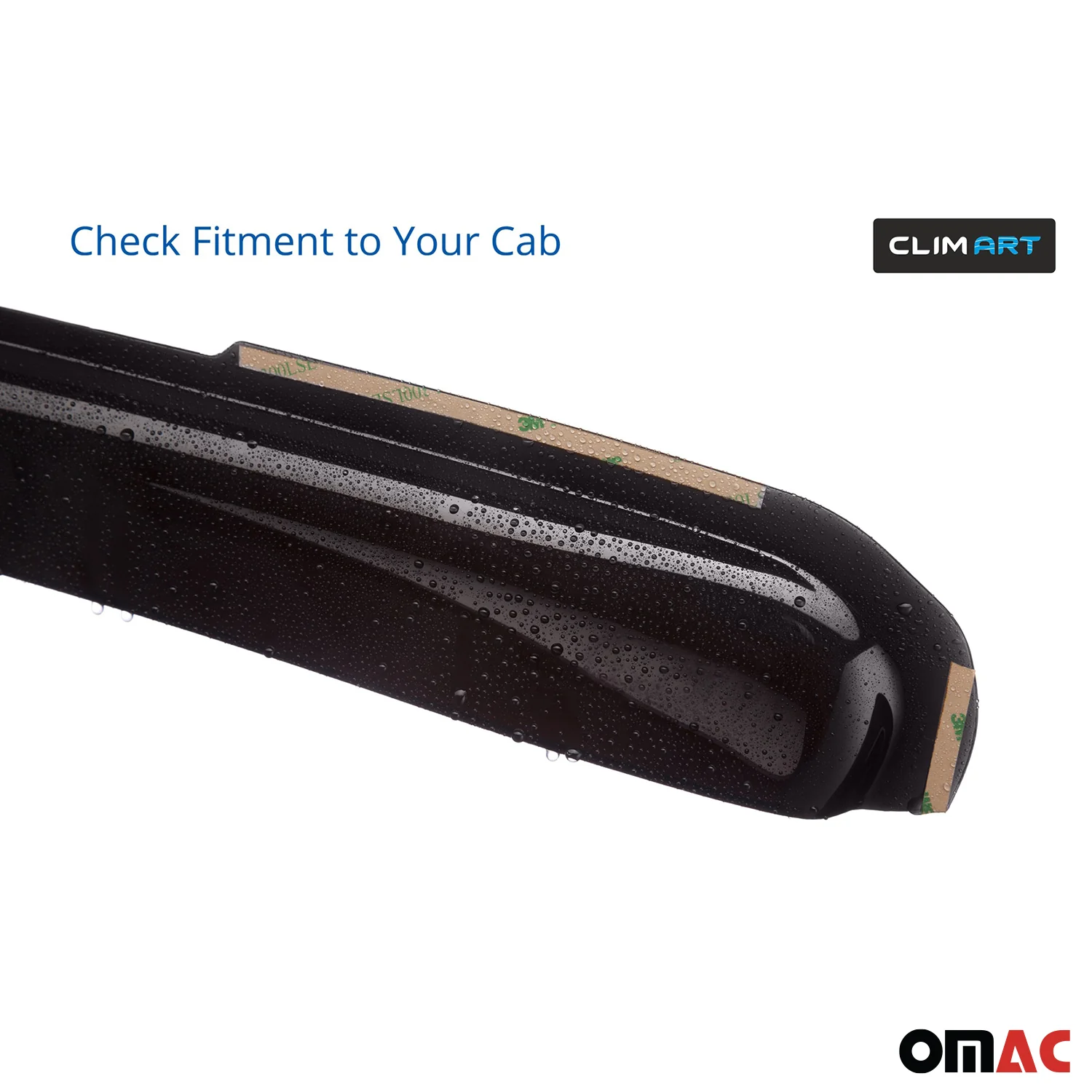 Clim Art Wind Deflectors for Nissan Frontier 2022-2025 Crew Cab Shatterproof 4x - Image 5