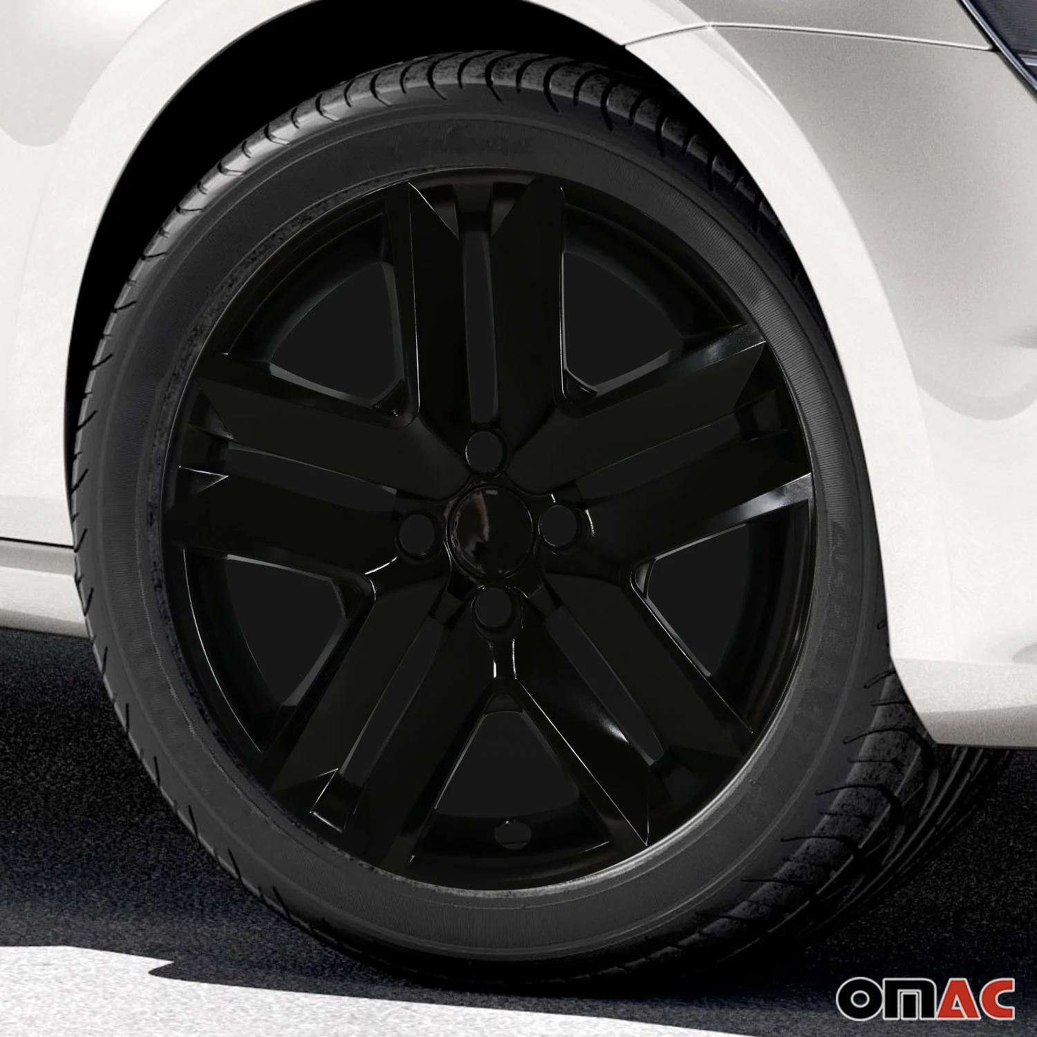 Colorado Hub Caps Wheel Cover 16" Black Full Set 4 pcs. - Image 2