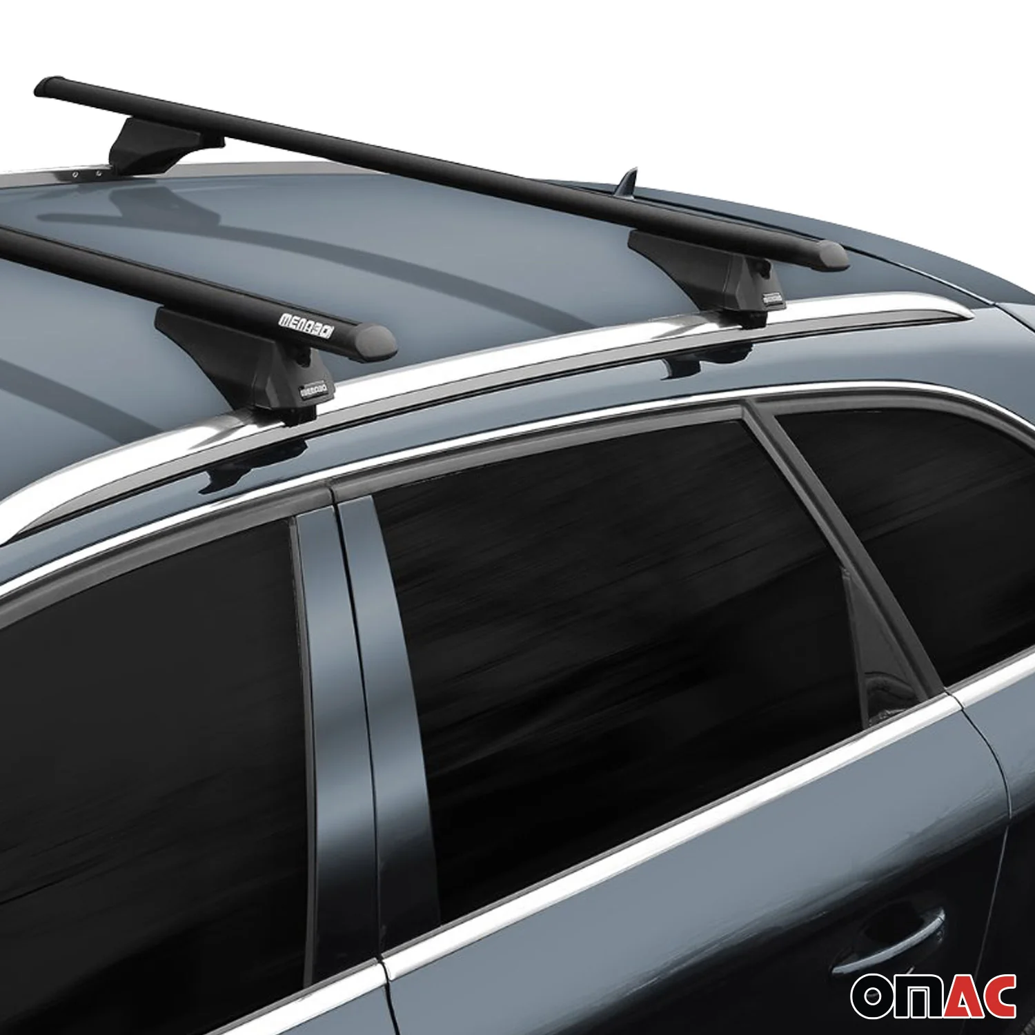 2016-2022 Mercedes GLC X253 Class Roof Rack Cross Bars Black - Image 7