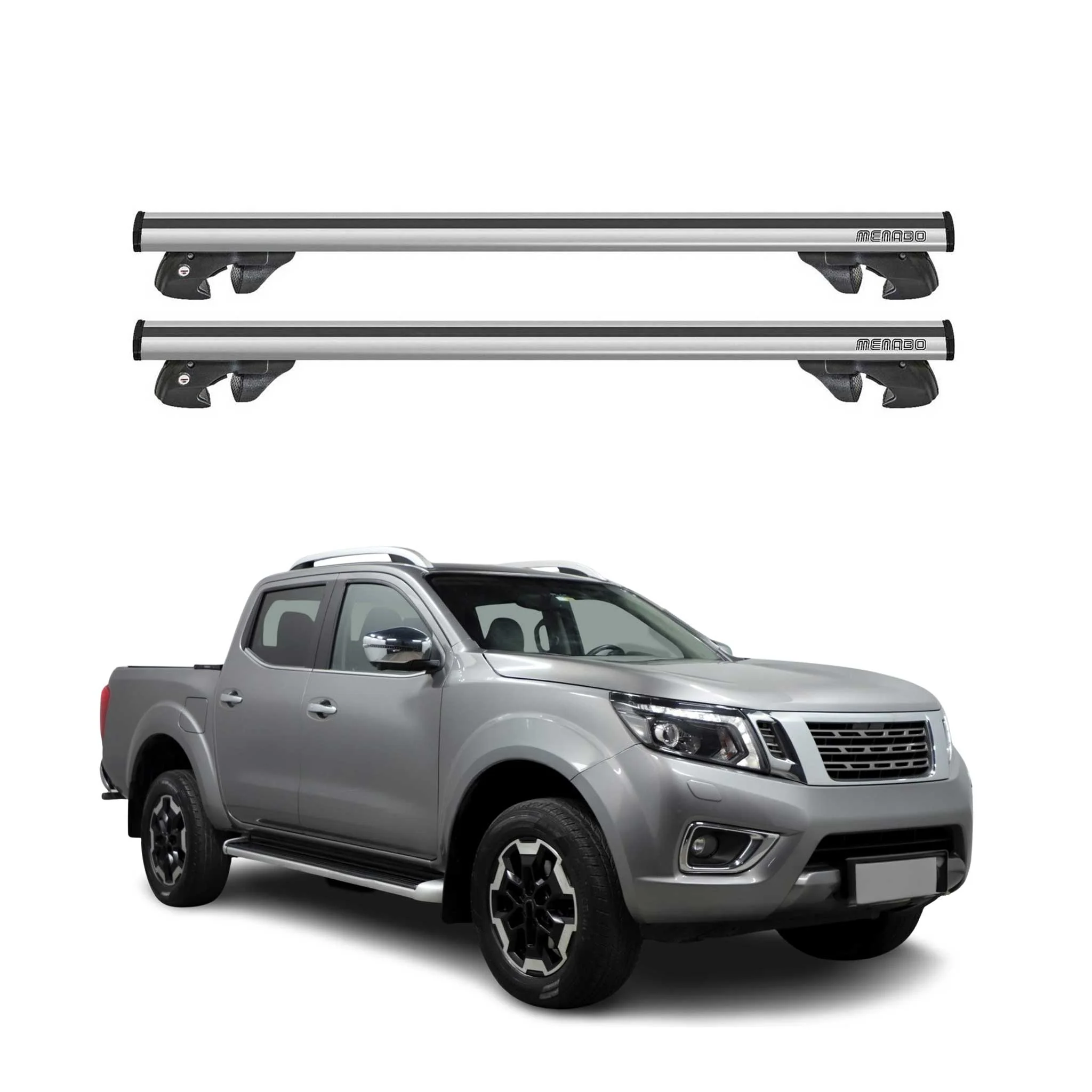 2022-2026 Nissan Frontier Roof Rack Cross Bars Silver