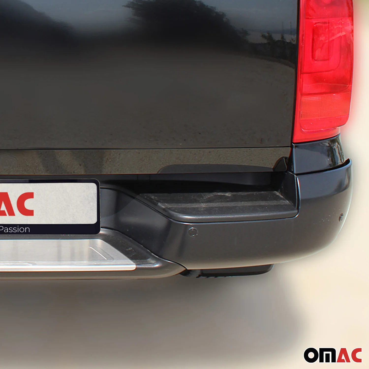 2010-2020 VW Amarok Rear Trunk Molding Trim Stainless Steel Dark 1Pc - Image 3
