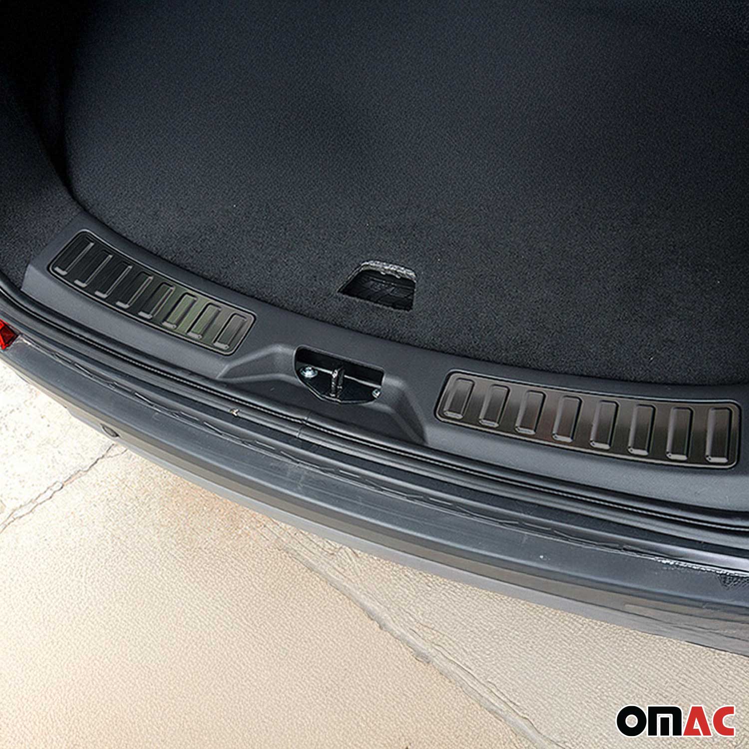 2015-2019 Land Rover Discovery Sport Trunk Sill Cover Bumper Guard Protector Stainless Steel Dark - Image 2