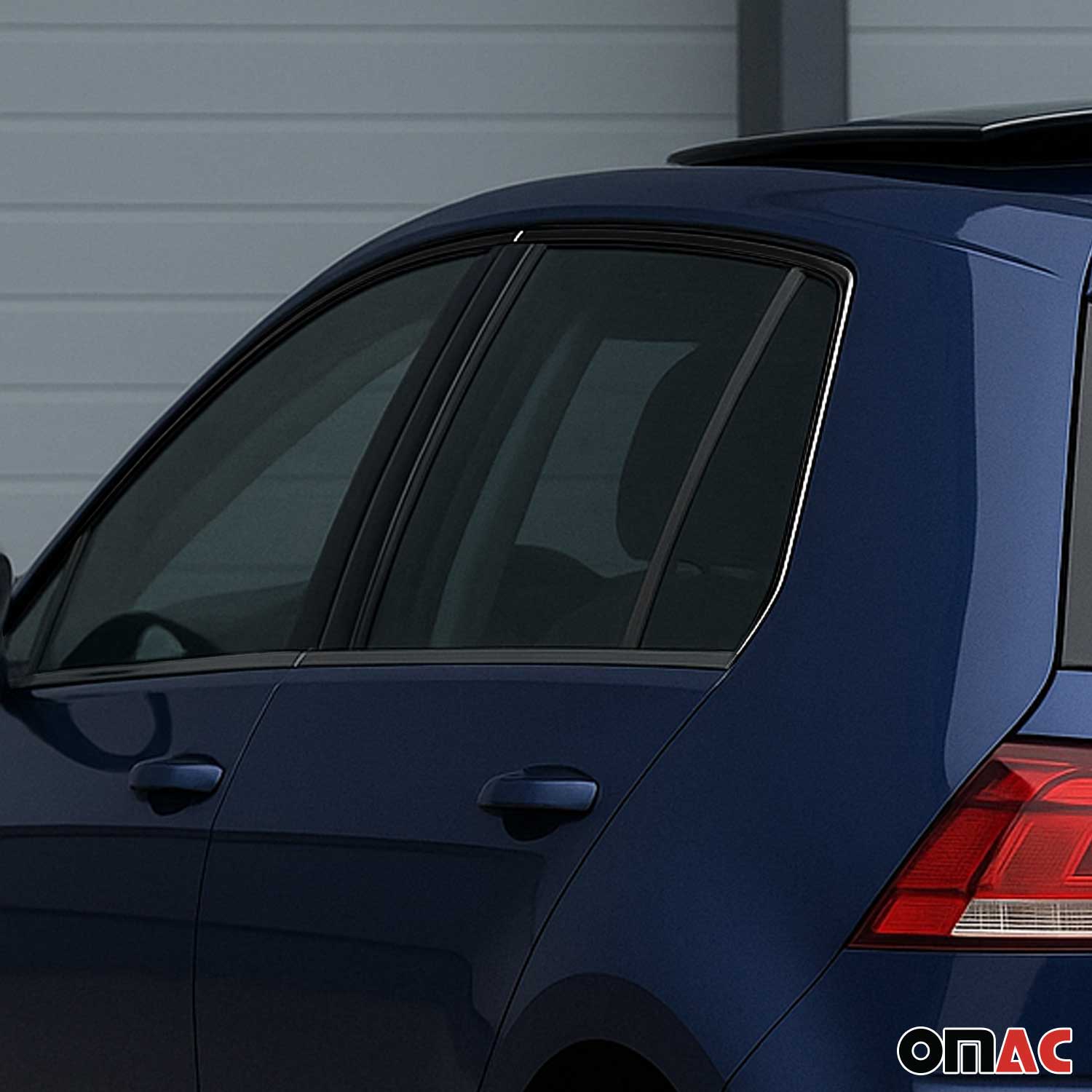 2015-2021 VW Golf Mk7 Window Molding Trim Streamer Stainless Steel Dark 4Pcs - Image 3