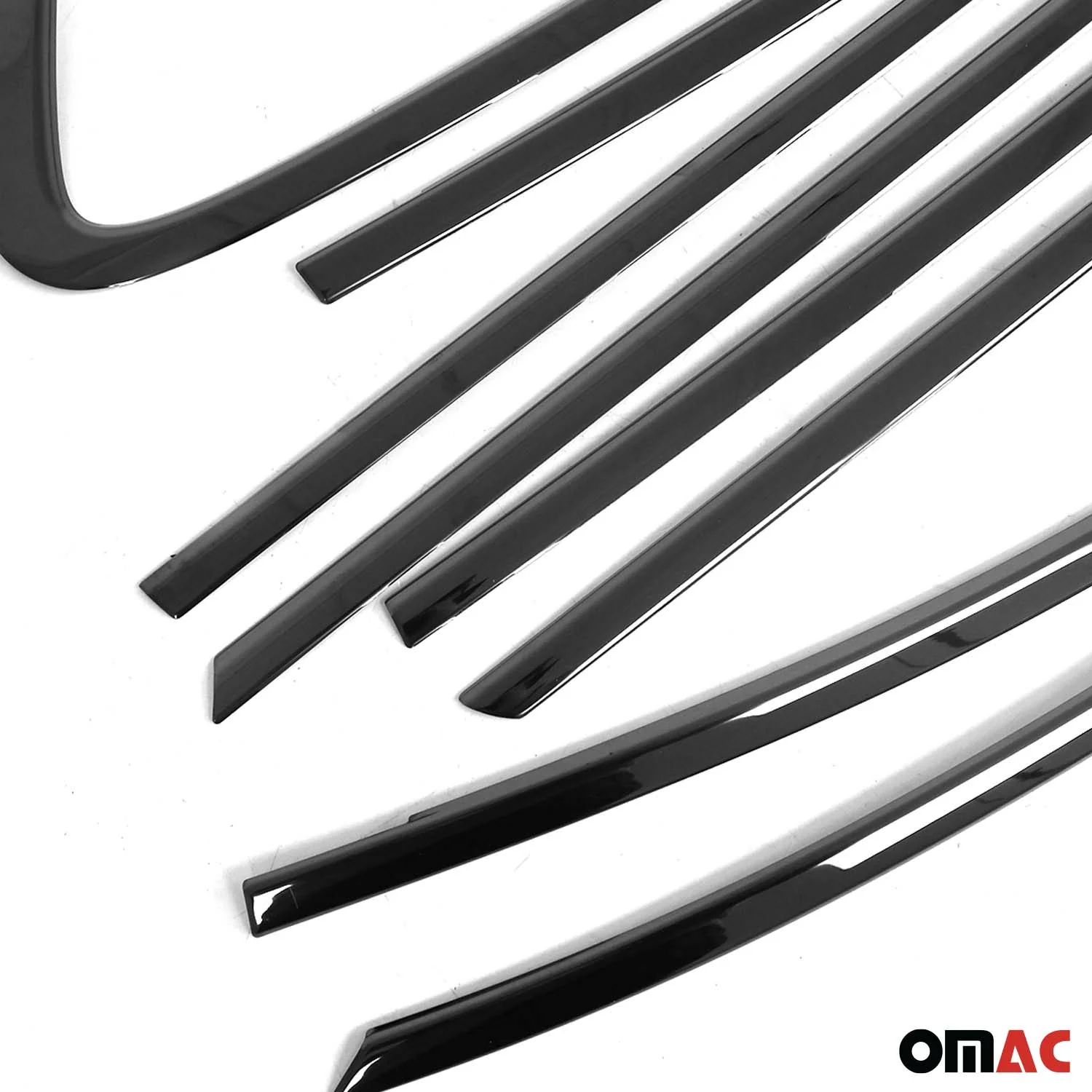 2018-2024 Ford Focus Window Molding Trim Streamer Stainless Steel Dark 8Pcs - Image 7