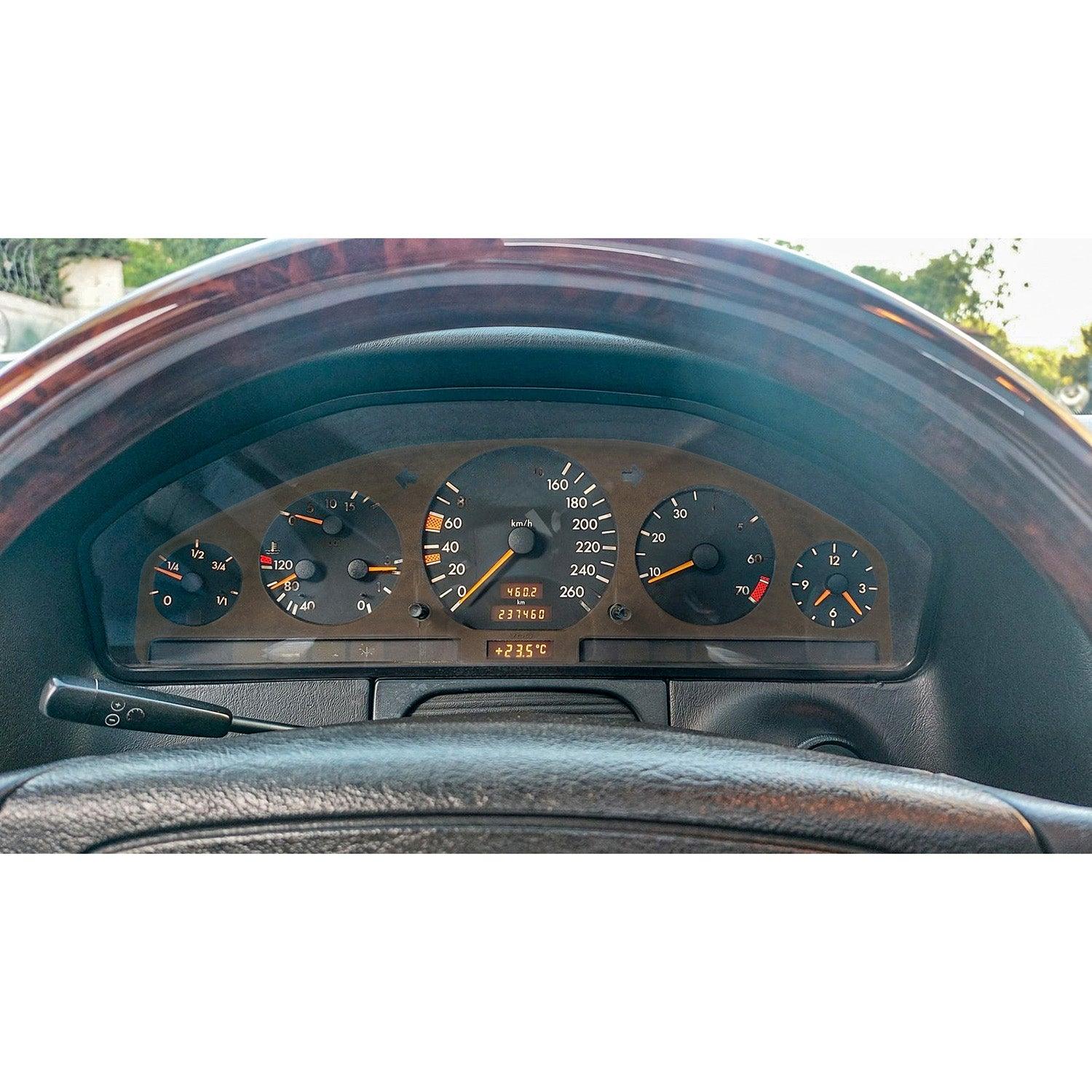 1991-1998 Mercedes S Class W140 Dash Trim Speedometer Frame Frame Birdeye - Image 2