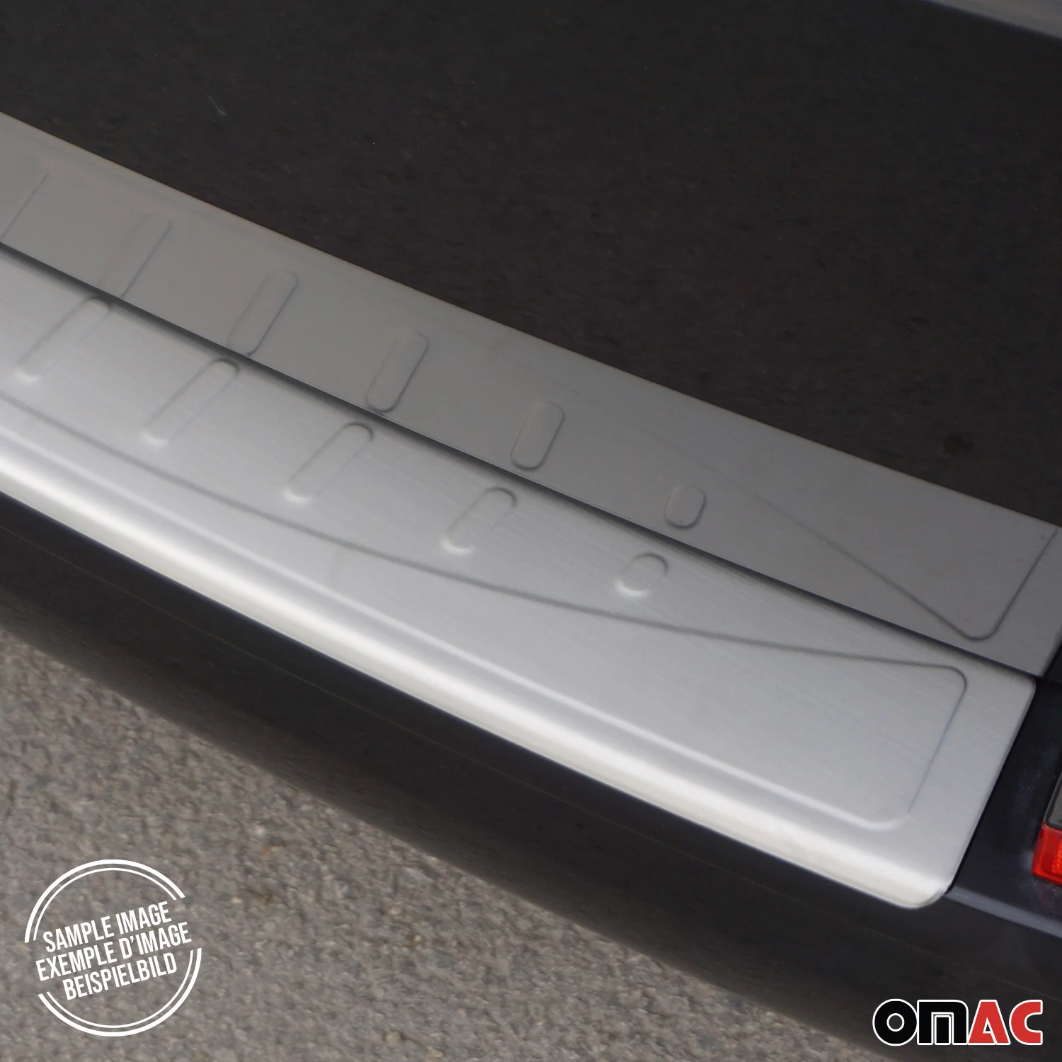 2009-2020 Dodge Journey Rear Bumper Sill Cover Protector Guard Brushed Stainless Steel - Image 6