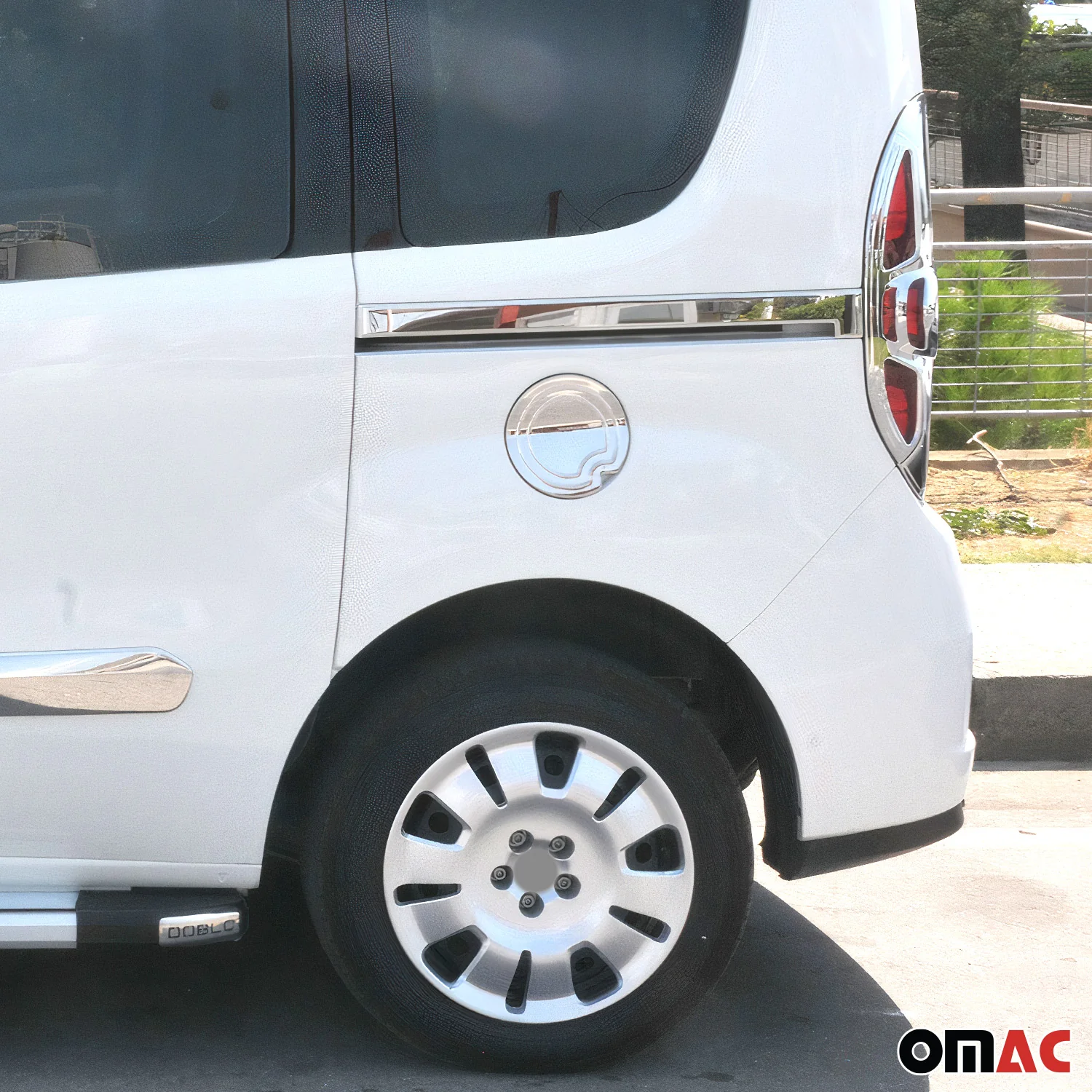 2015-2022 RAM ProMaster City Fuel Caps Cover Gas Cap Cover Stainless Steel Silver - Image 2