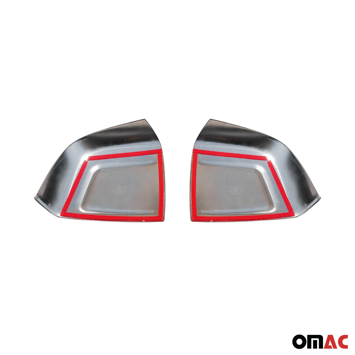 2015-2022 RAM ProMaster City Side Mirror Cover Caps Stainless Steel Silver 2 Pcs - Image 5