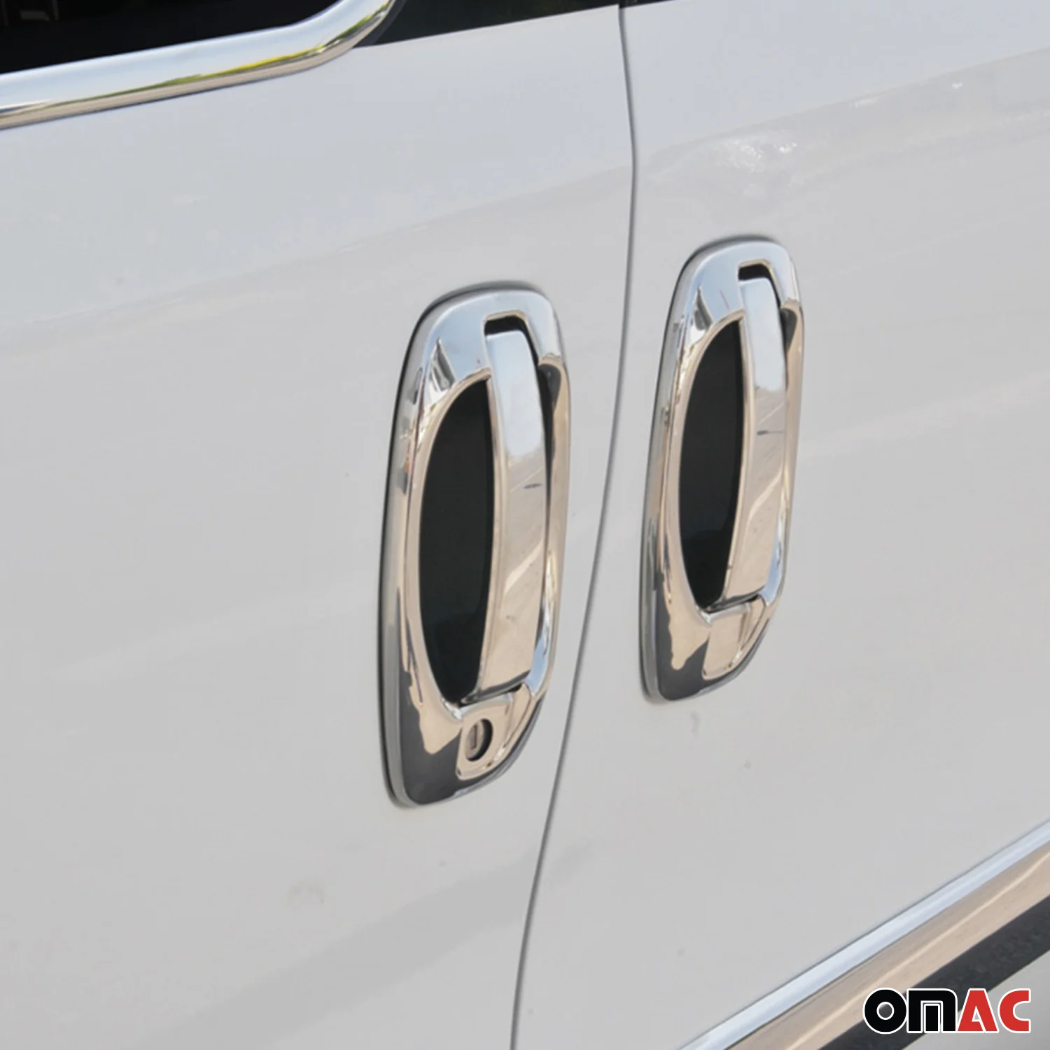 2015-2022 RAM ProMaster City Car Door Handle Cover Protector Stainless Steel 8 Pcs - Image 2