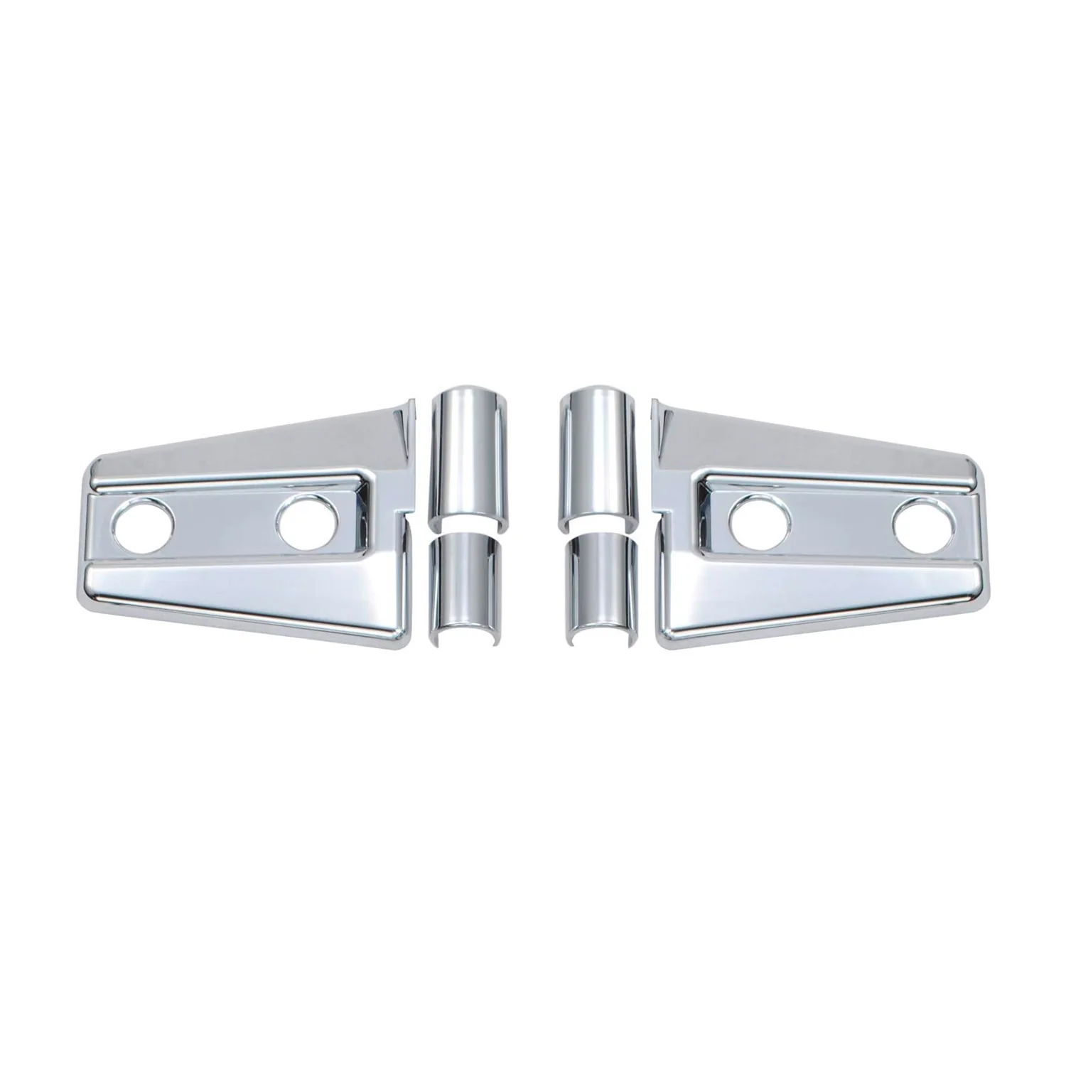 Door Hinge Cover for Jeep Wrangler 2007-2018 Silver 2Pcs ABS Chrome - Image 6