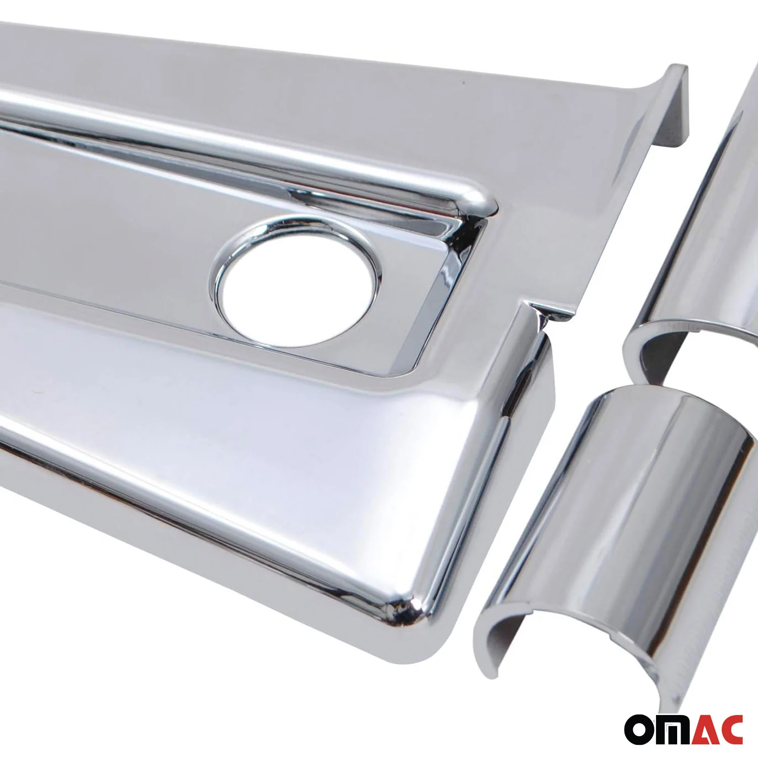 Door Hinge Cover for Jeep Wrangler 2007-2018 Silver 2Pcs ABS Chrome - Image 7