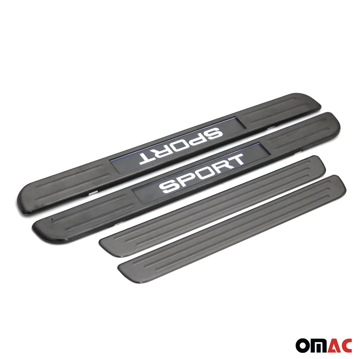 Honda Door Sill Scuff Plate Illuminated Brushed Stainless Steel Brushed Dark 4Pcs - Image 3