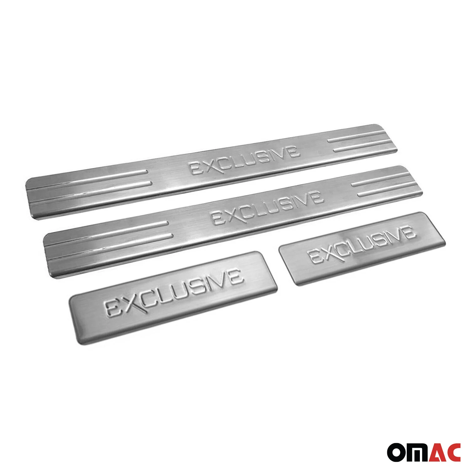 Toyota Door Sill Scuff Plate Scratch Protector Exclusive Stainless Steel Silver 4 Pcs - Image 3