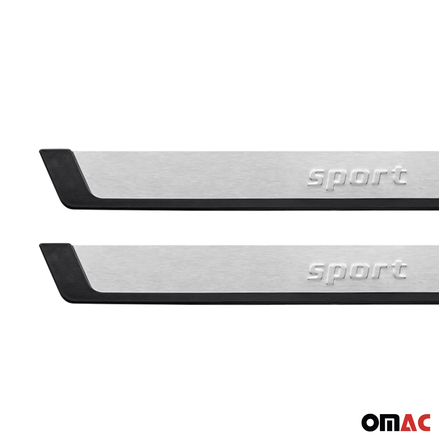 Jeep Liberty Door Sill Scuff Plate Scratch Protector Sport Stainless Steel Silver 2 Pcs - Image 3