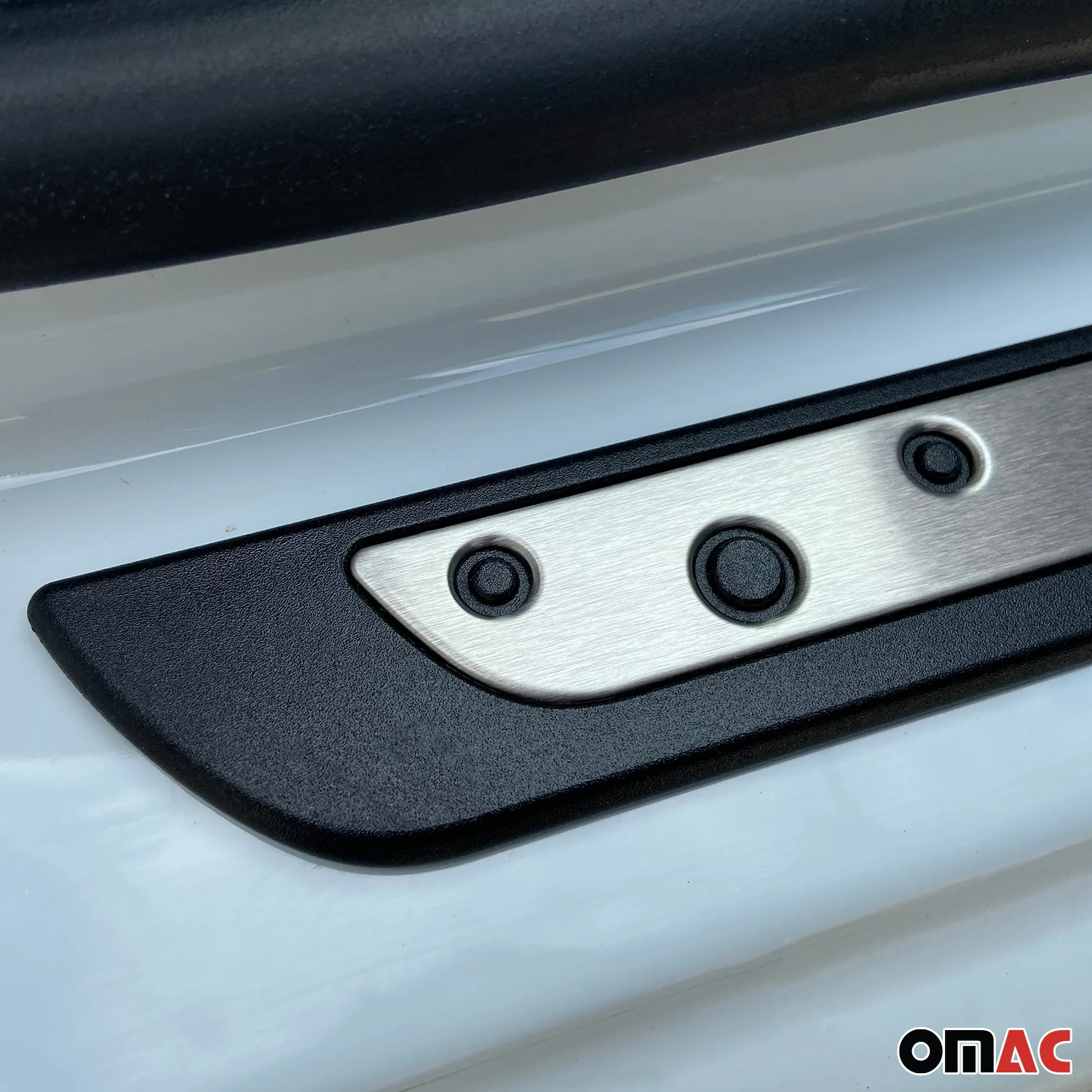 BMW X4 X5 X6 Door Sill Scuff Plate Scratch Protector Steel Silver 4 Pcs - Image 7