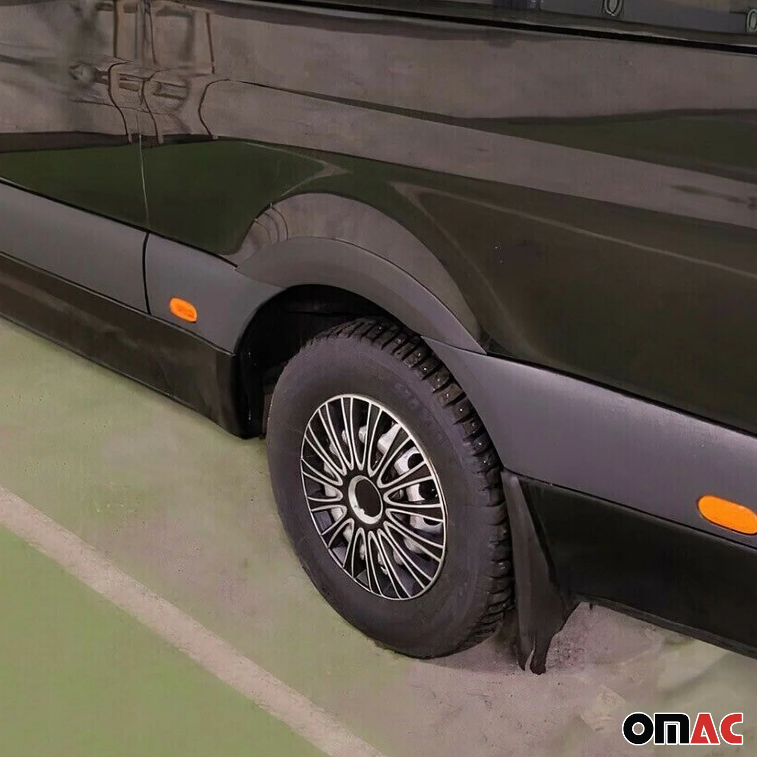 2019-2026 Mercedes Sprinter W907 910 Fender Flares Wheel Protector Black 4x - Image 3