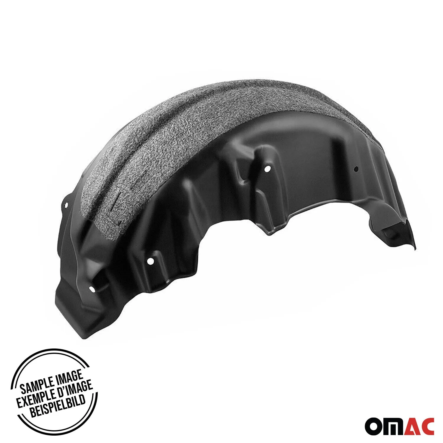 2018-2026 Jeep Wrangler Front Set Wheel Arch Liner Splash Fender Guard 2 Pcs - Image 3