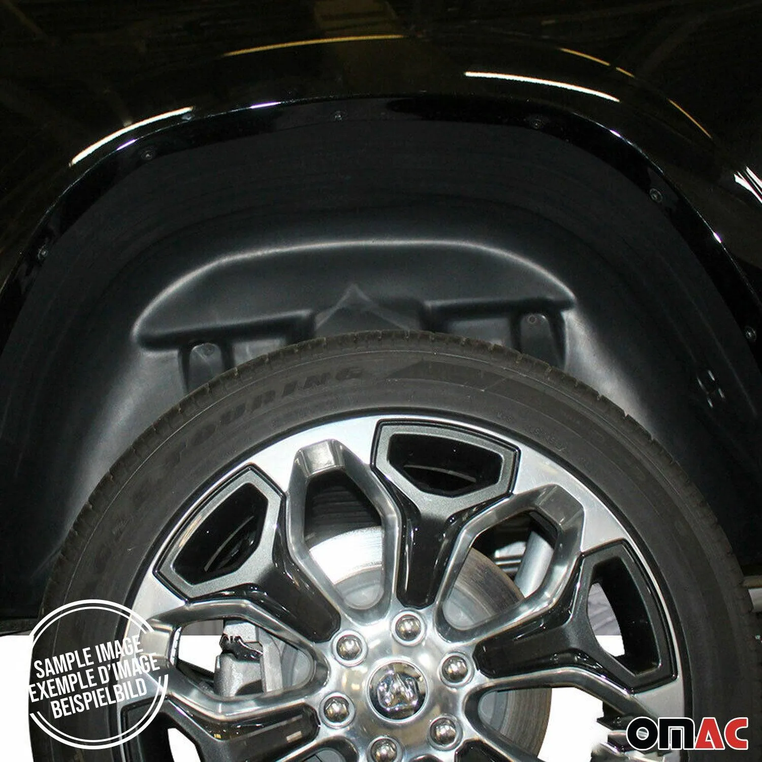 2012-2018 Dodge Ram 1500 2009-2011 / RAM 1500 Rear Set Wheel Arch Liner Splash Fender Guard - Image 5
