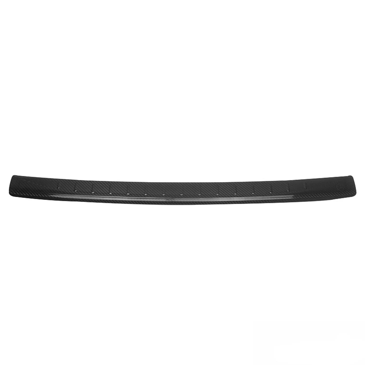 2012-2016 Fiat 500 Rear Bumper Guard Carbon Fiber Black - Image 2