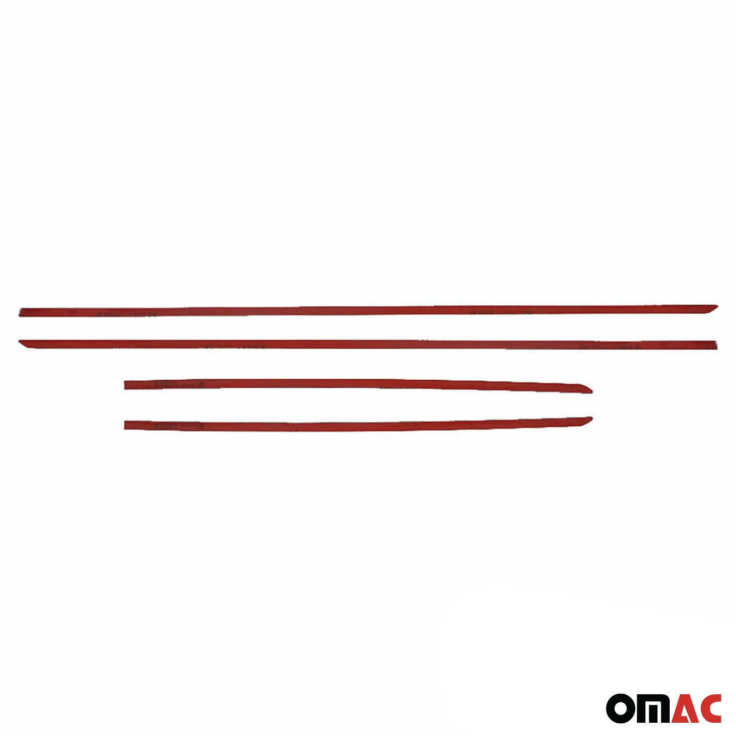 2010-2016 Audi A4 Side Door Molding Trim Skirt Garnish Stainless Steel Silver 4 Pcs - Image 5