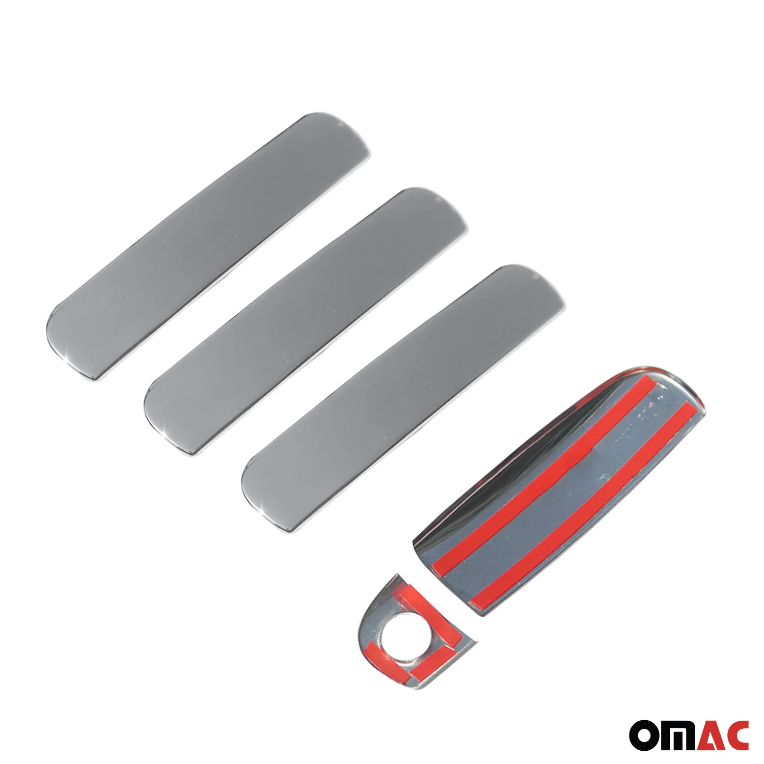 2004-2010 Audi A8 L Car Door Handle Cover Protector Stainless Steel Chrome 5 Pcs - Image 5