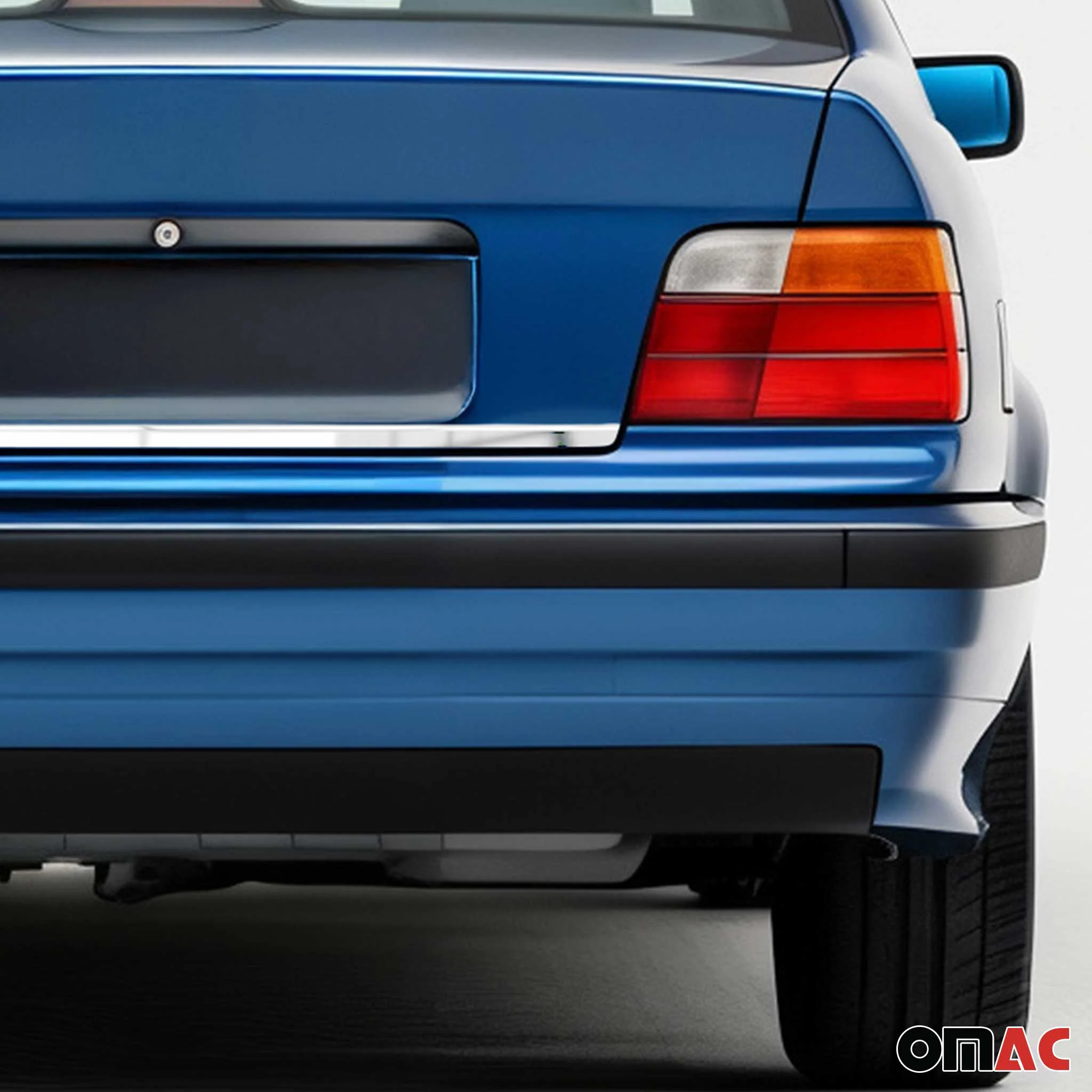 1992-1998 BMW 3 Series E36 Sedan Rear Trunk Molding Trim Stainless Steel - Image 3