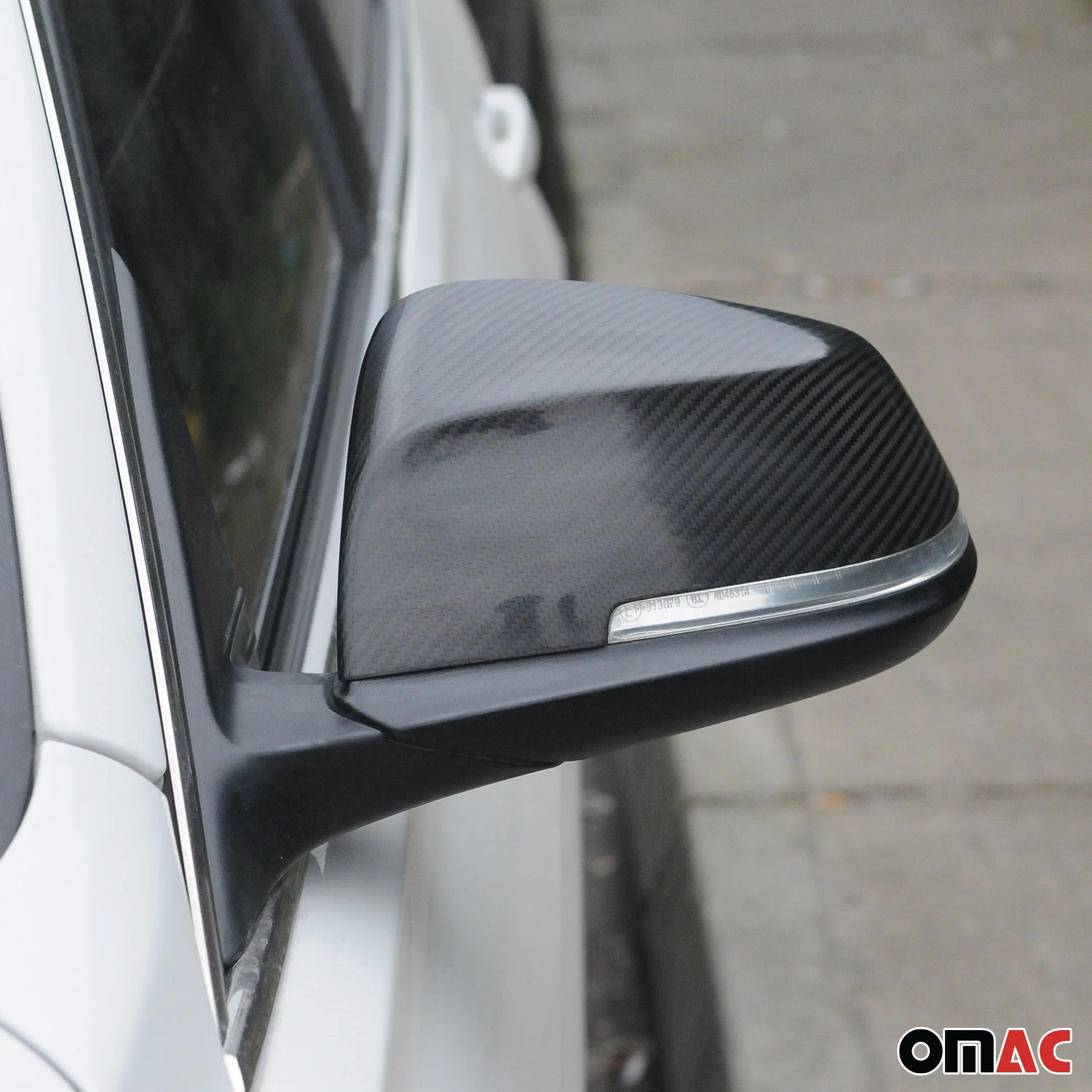 2014-2020 BMW 4 Series F32 F33 F36 Side Mirror Cover Caps Carbon Fiber Black 2Pcs - Image 3